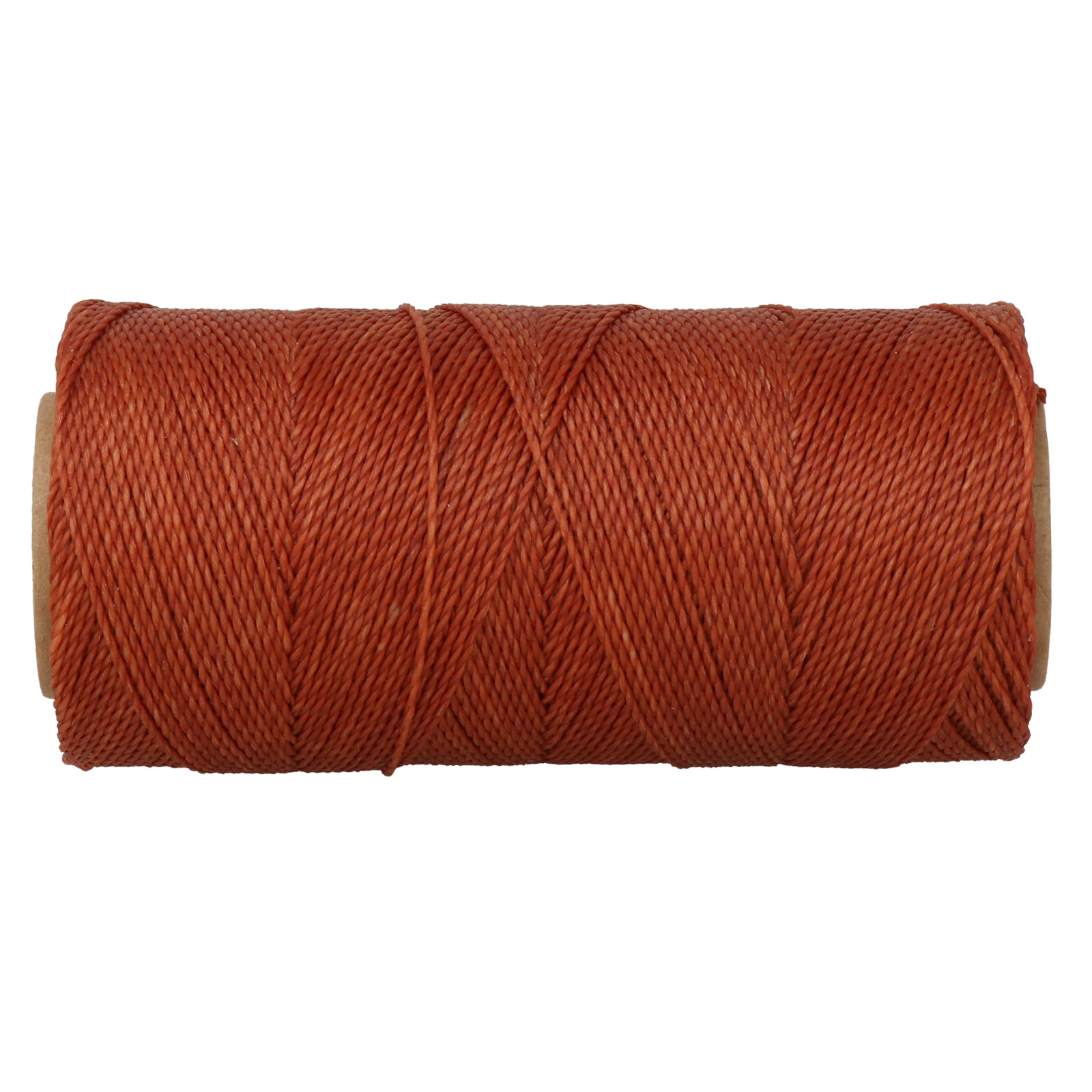 linhasita waxed polyester cord - burnt orange (234) 1mm - 100gr spool (aprox. 180mt) | 1pc