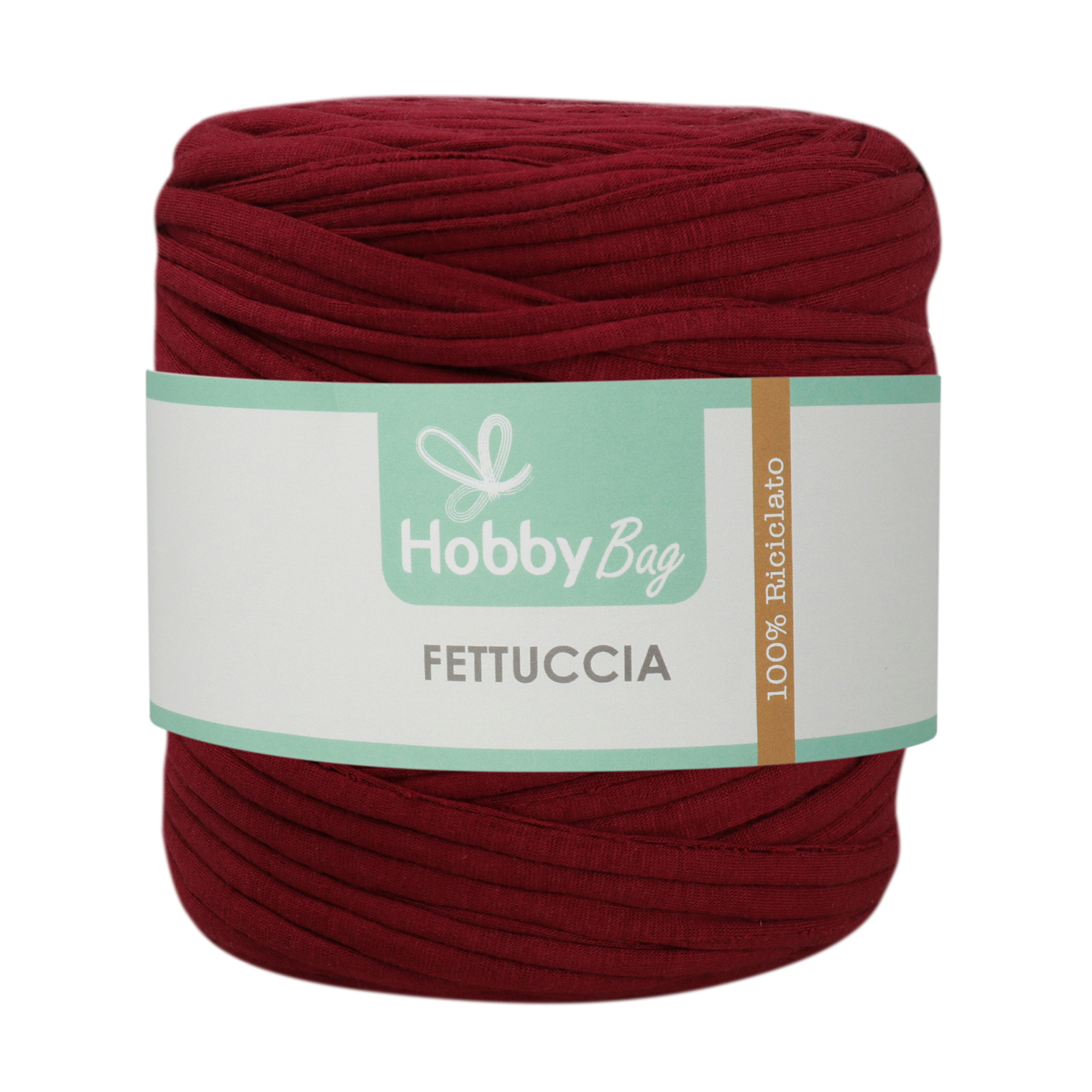 hobbybag t-shirt yarn fettuccia - florentinisches rot - 500-800gr (110-130mt) | 1st