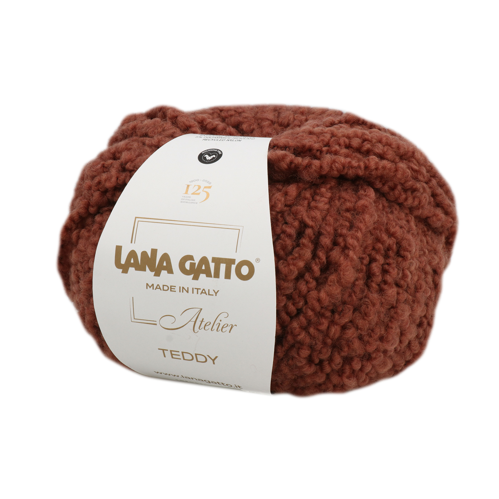 lana gatto teddy - braun (31204) - 50gr (50mt) | 1st