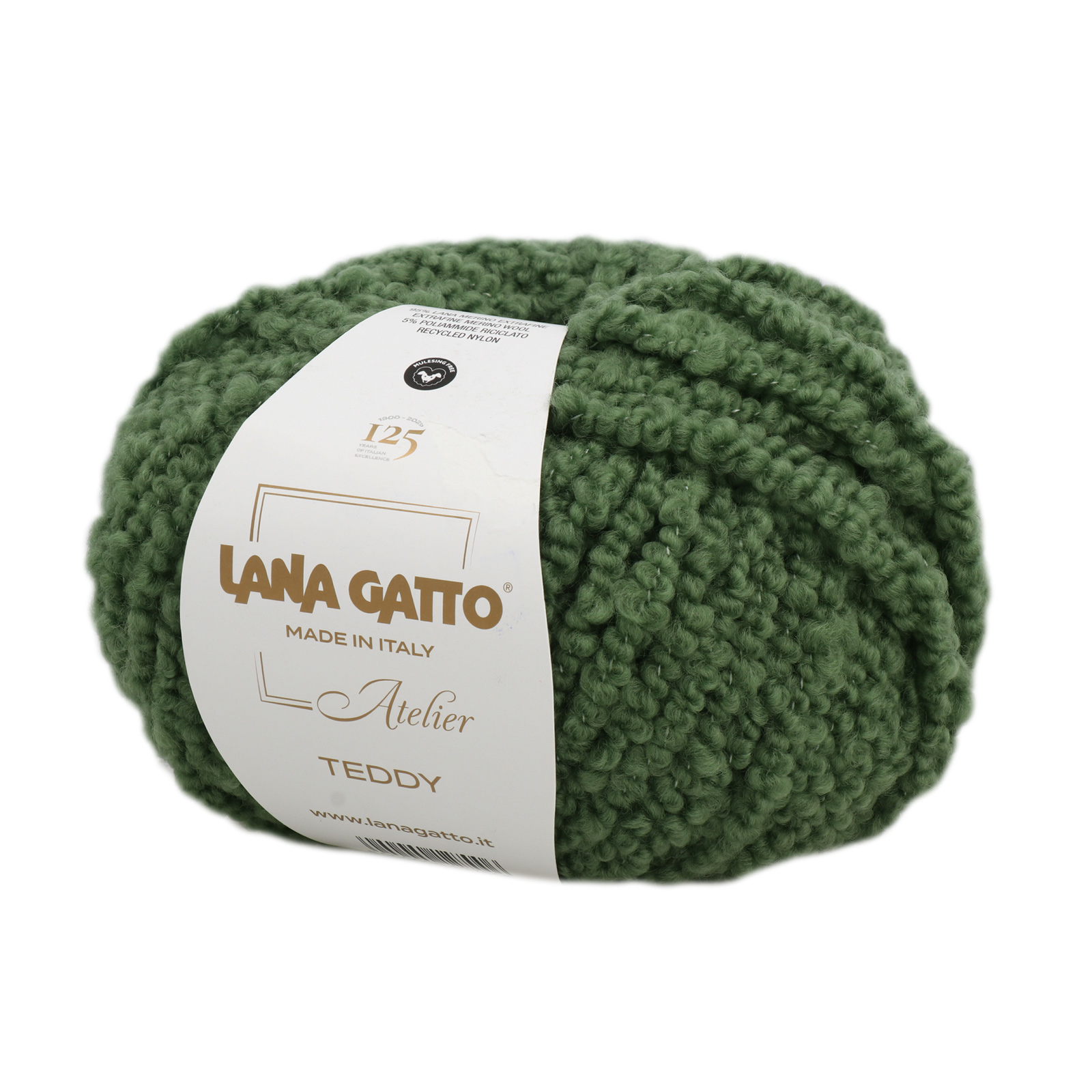 lana gatto teddy - verde (31201) - 50gr (50mt) | 1pc
