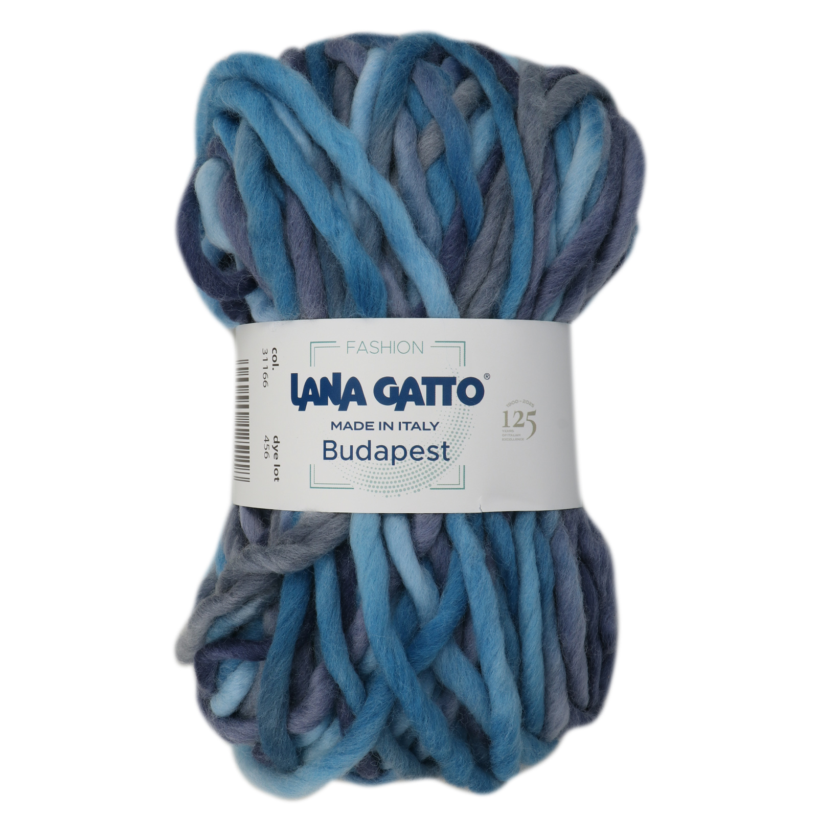 lana gatto budapest - blau (31166) - 100gr (50mt) | 1st