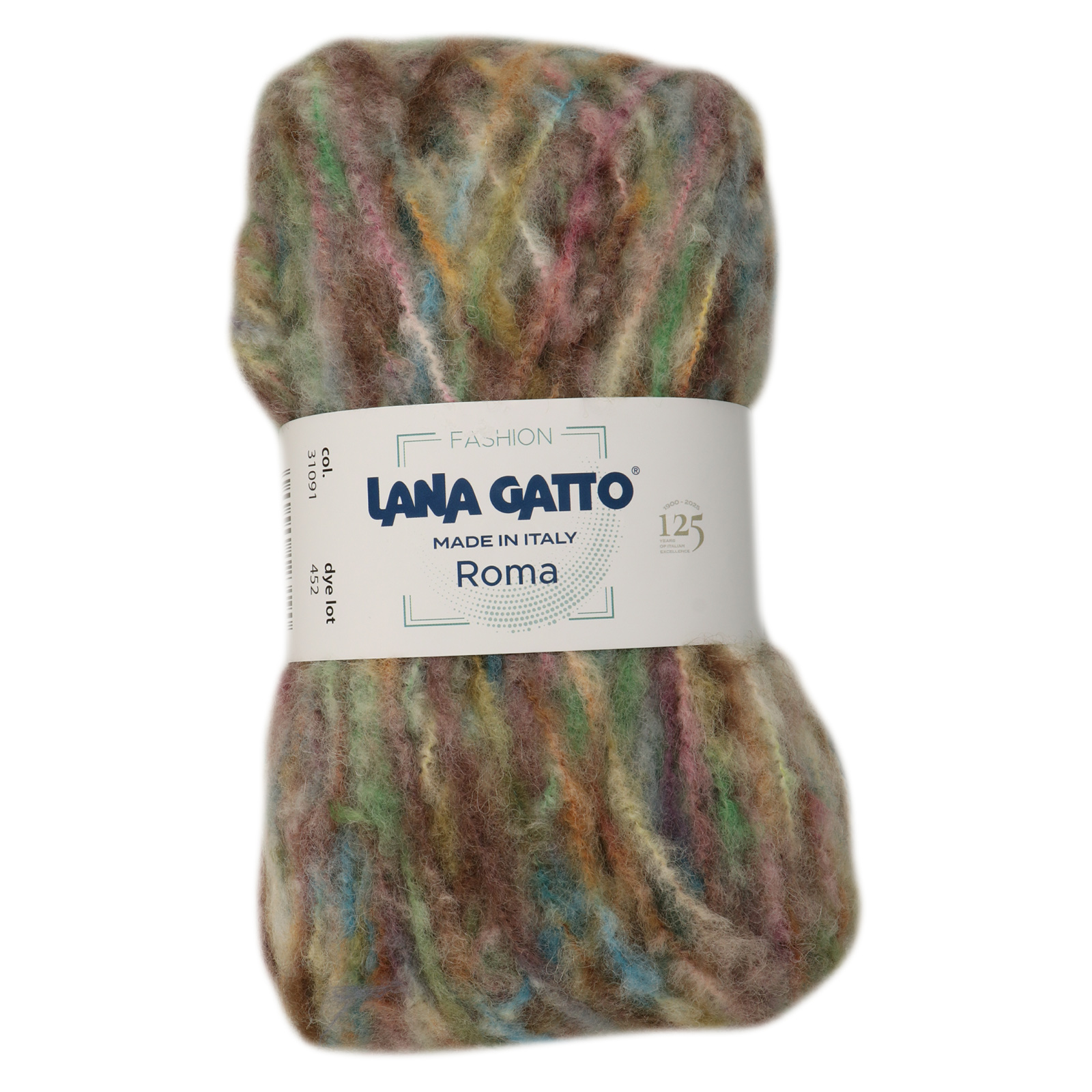 lana gatto roma - green/brown (31091) - 100gr (200mt) | 1pc