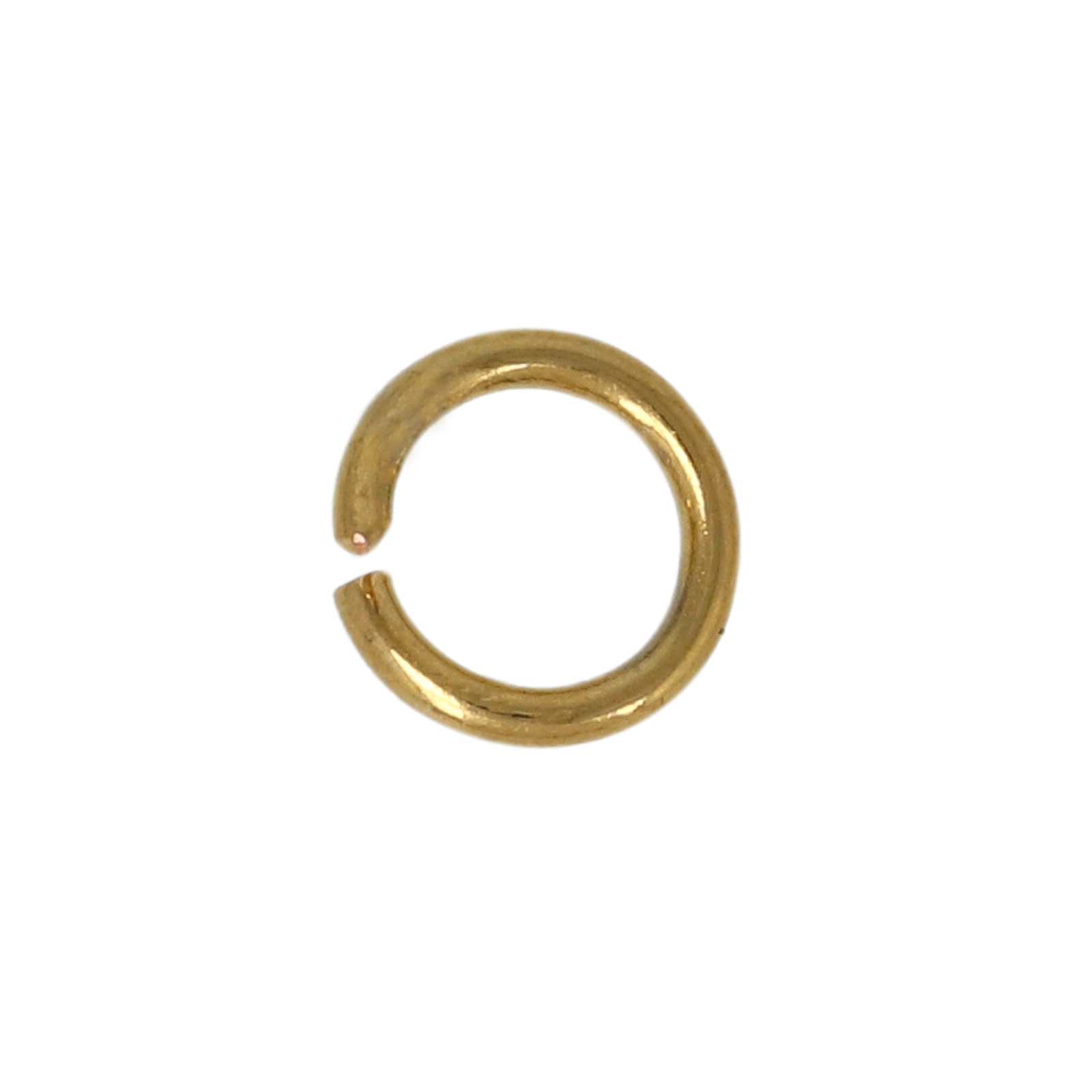 biegeringe edelstahl vergoldet 6mm - wire 1mm | 40st