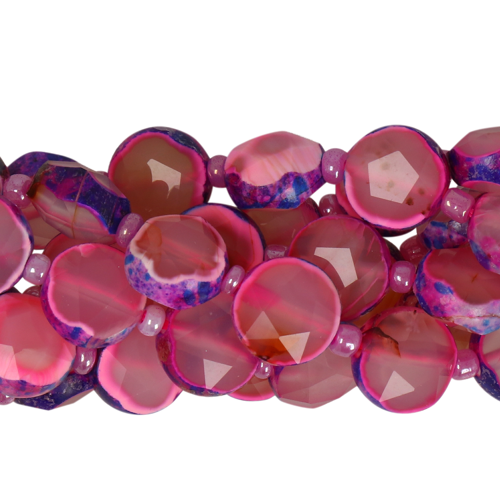dyed fuchsia lace achat facettiertes sheibe 10mm | 4st