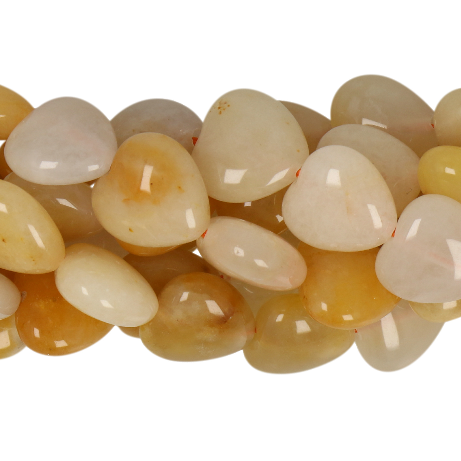 yellow jade smooth herat 12mm | 8pc