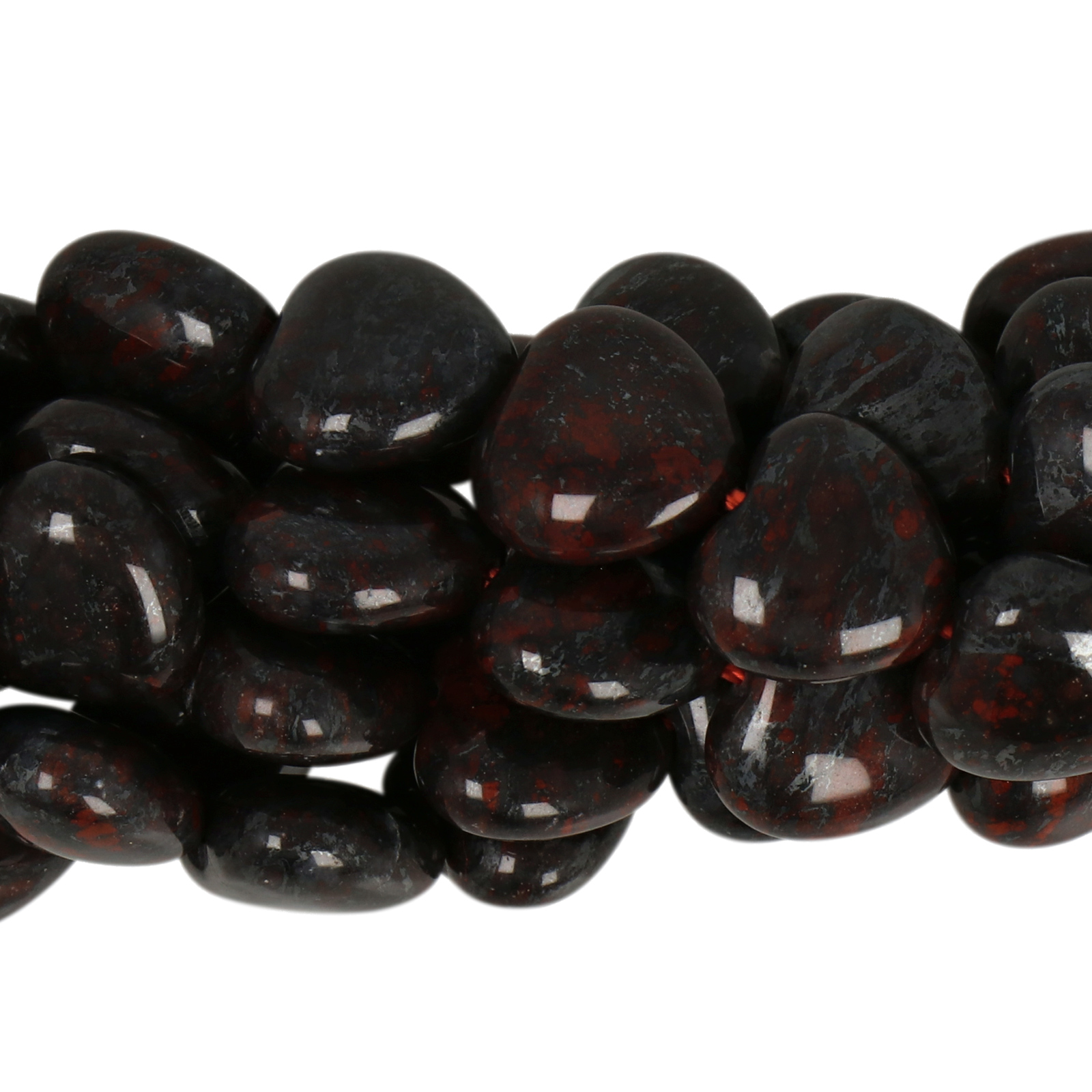 poppy jasper smooth herat 12mm | 8pc