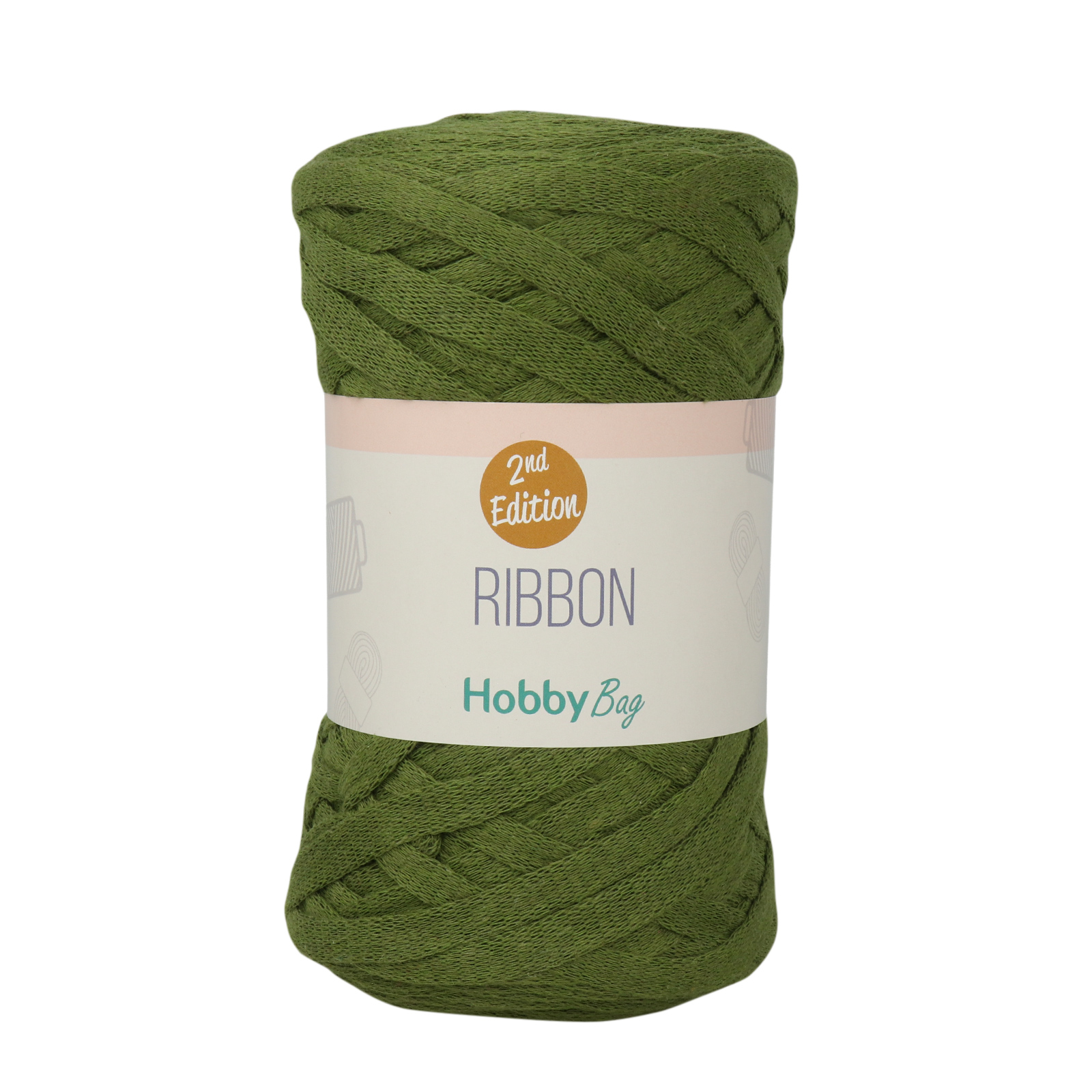 hobbybag ribbon 2nd - vert olive - 250gr (125mt) | 1pc