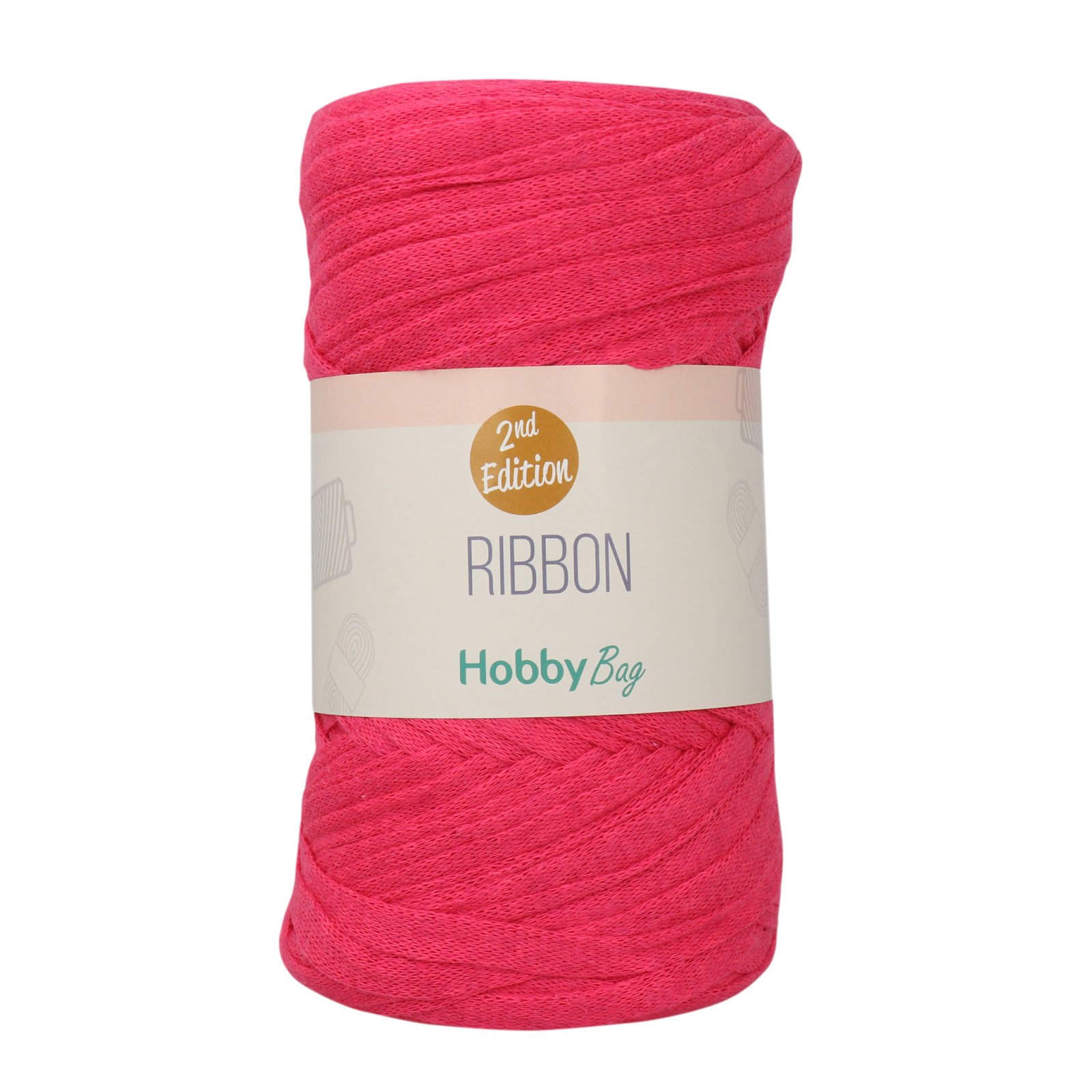 hobbybag ribbon 2nd - pink neon - 250gr (125mt) | 1pc
