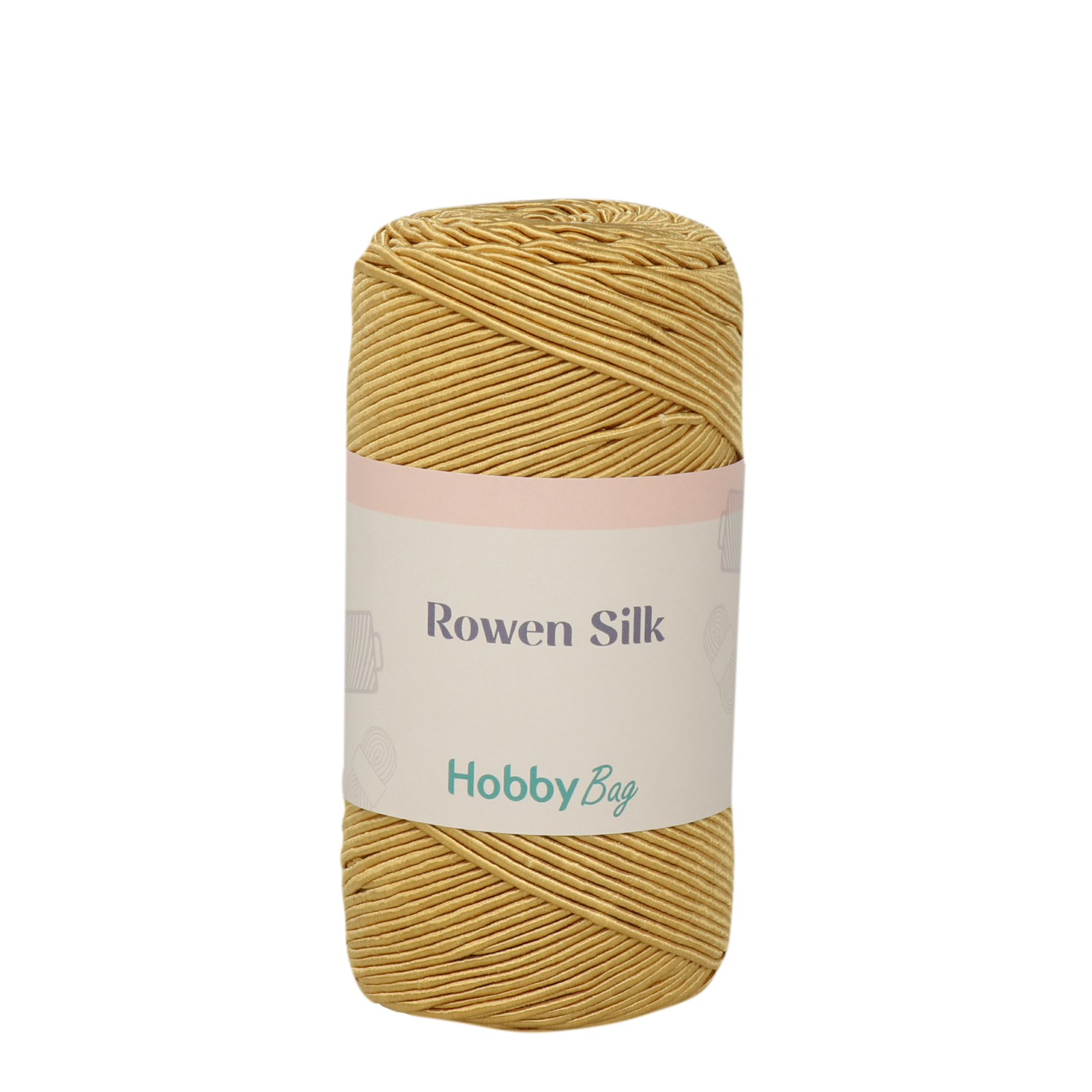 hobbybag rowen silk - gold - 200gr (200mt) | 1pc