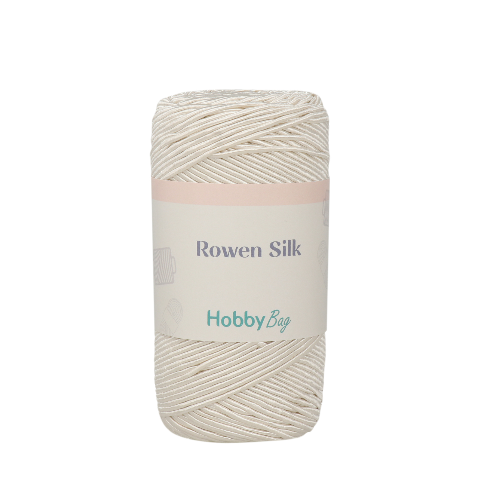 hobbybag rowen silk - ivory - 200gr (200mt) | 1pc
