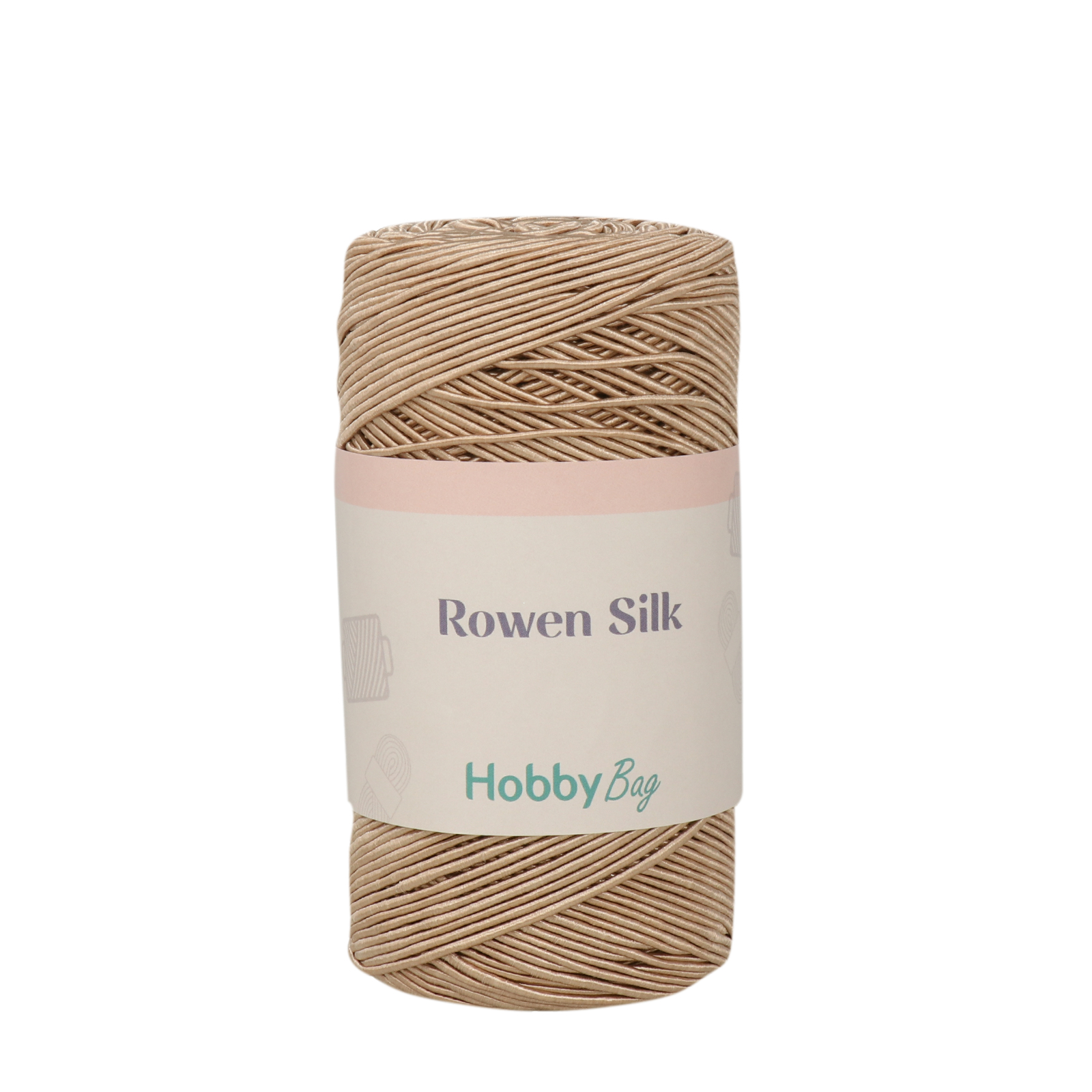 hobbybag rowen silk - beige - 200gr (200mt) | 1pc