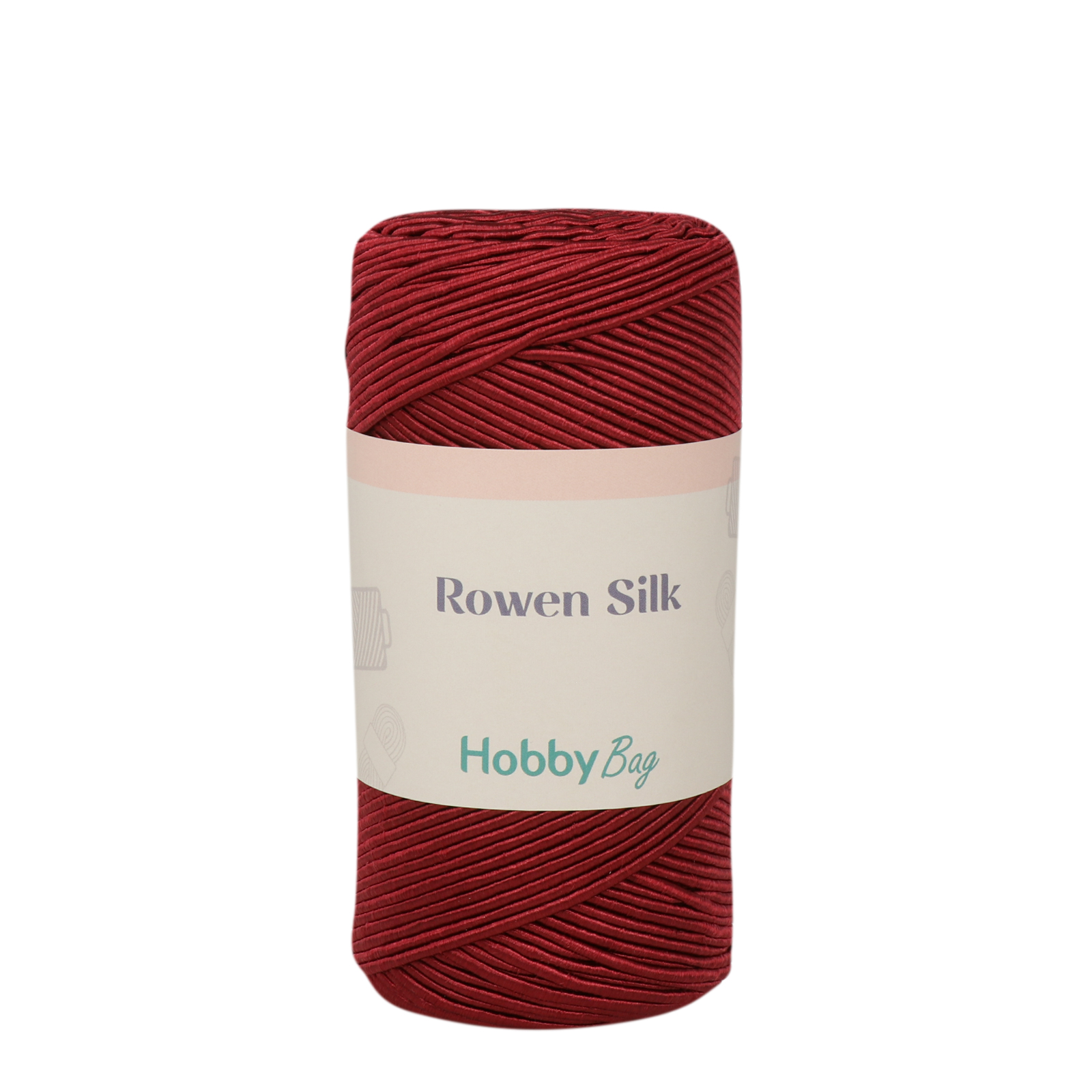 hobbybag rowen silk - wine - 200gr (200mt) | 1pc