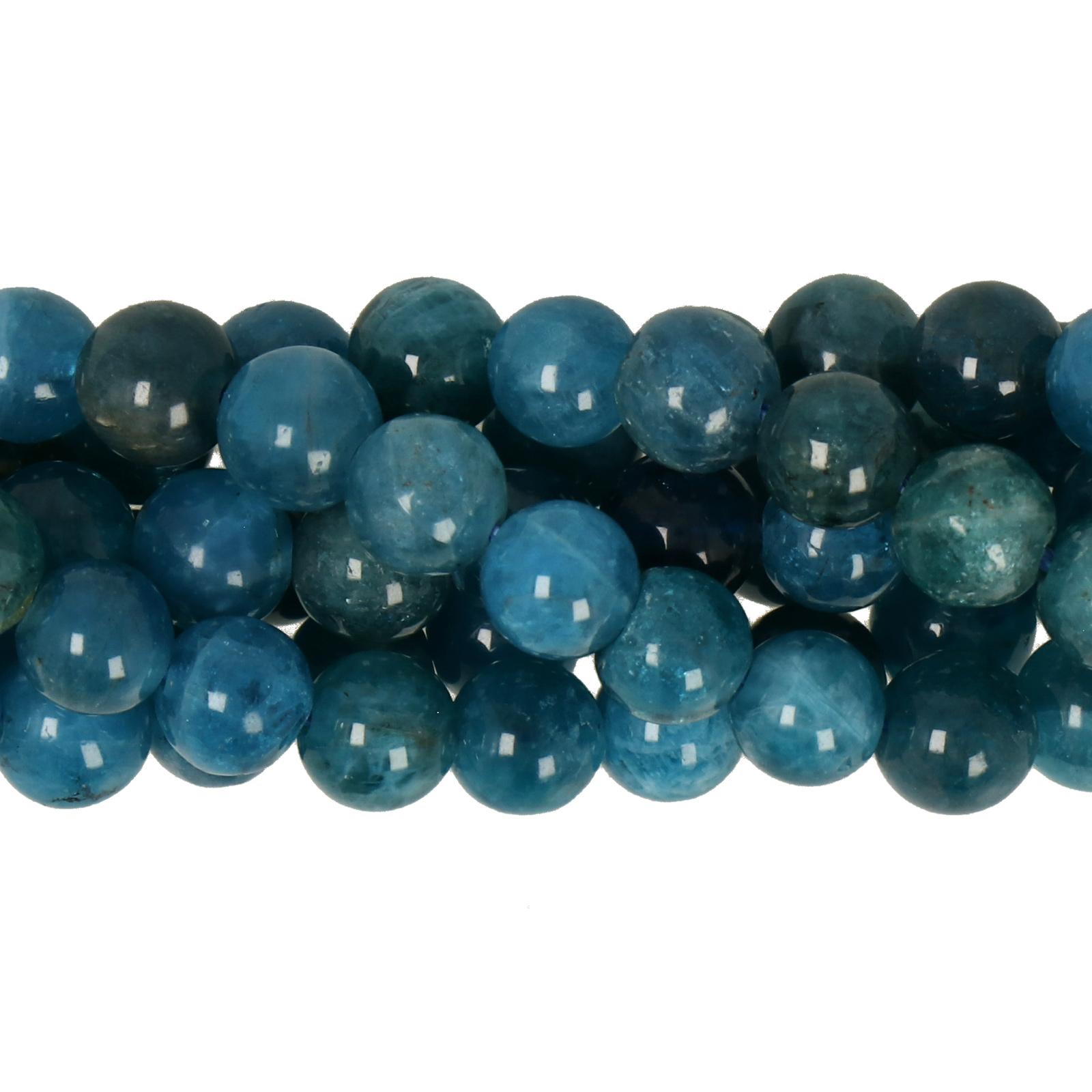 apatite smooth round 6mm | 10pc