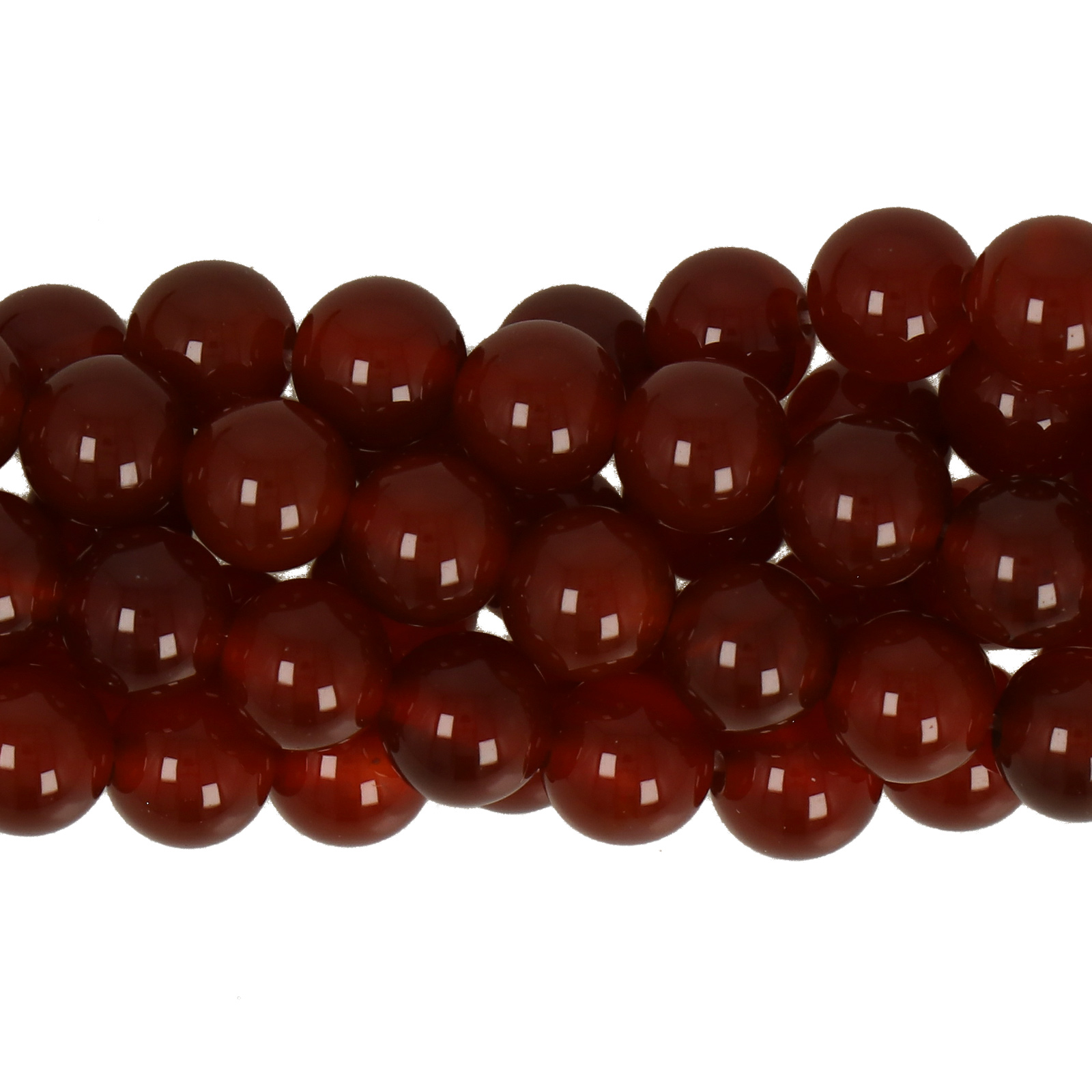 red agate ab smooth round 6mm | 15/16-inch strand
