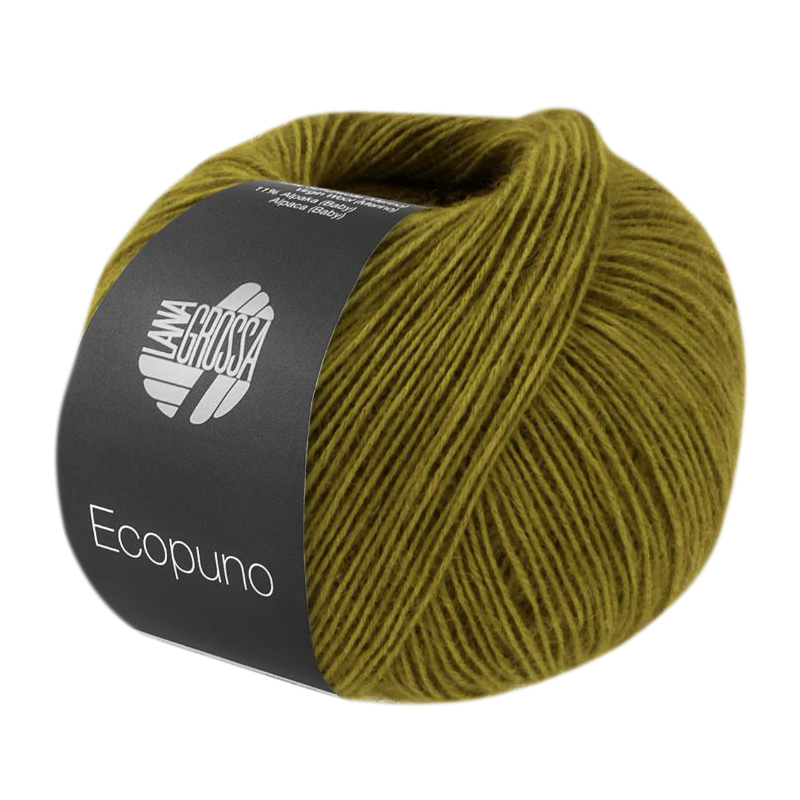 ecopuno lana grossa - oliva (220) - 50gr (215mt) | 1st