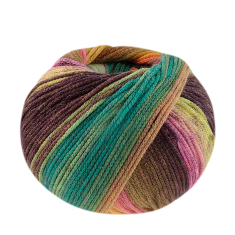 farfalla lana grossa - pfirsich/kamel/graugrün/graublau (6) - 100gr (340mt) | 1st