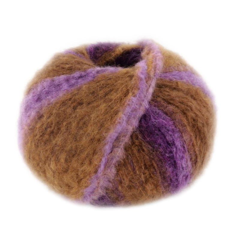 gigante lana grossa - lilla/khaki/umbra/purple (4) - 100gr (300mt) | 1pc