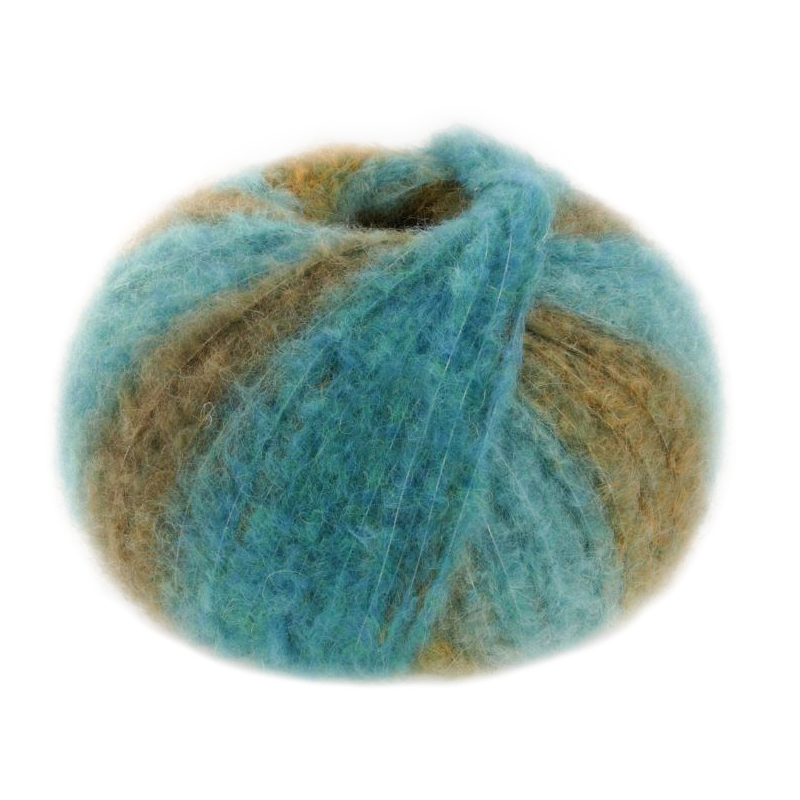 gigante lana grossa - petrol/seagreen/olive (8) - 100gr (300mt) | 1pc