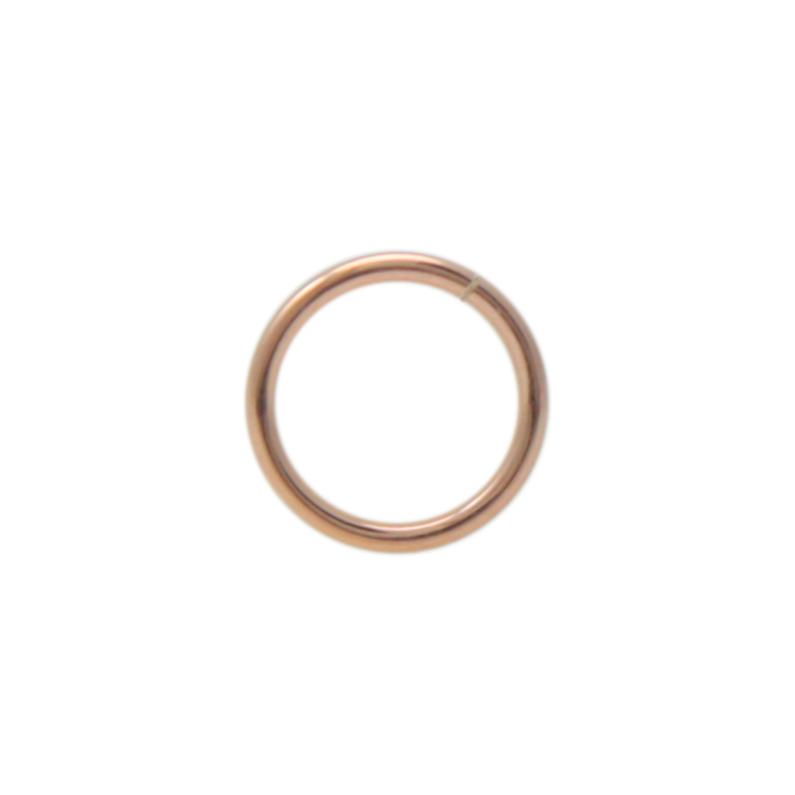 rose gold-filled 14k open jump ring 6mm - wire 0,64mm | 10pc