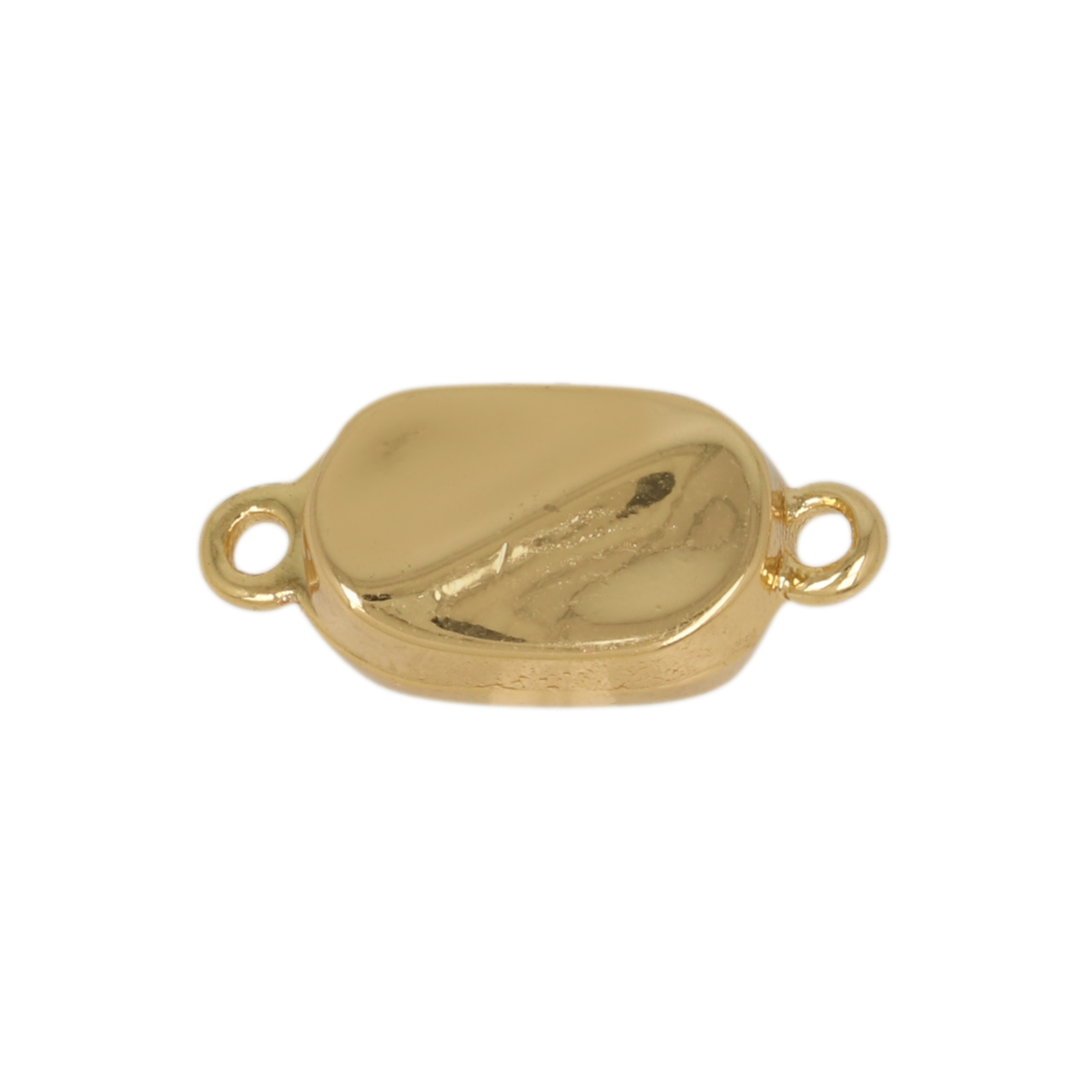 gold plated magnetic clasp 12x8mm | 1pc