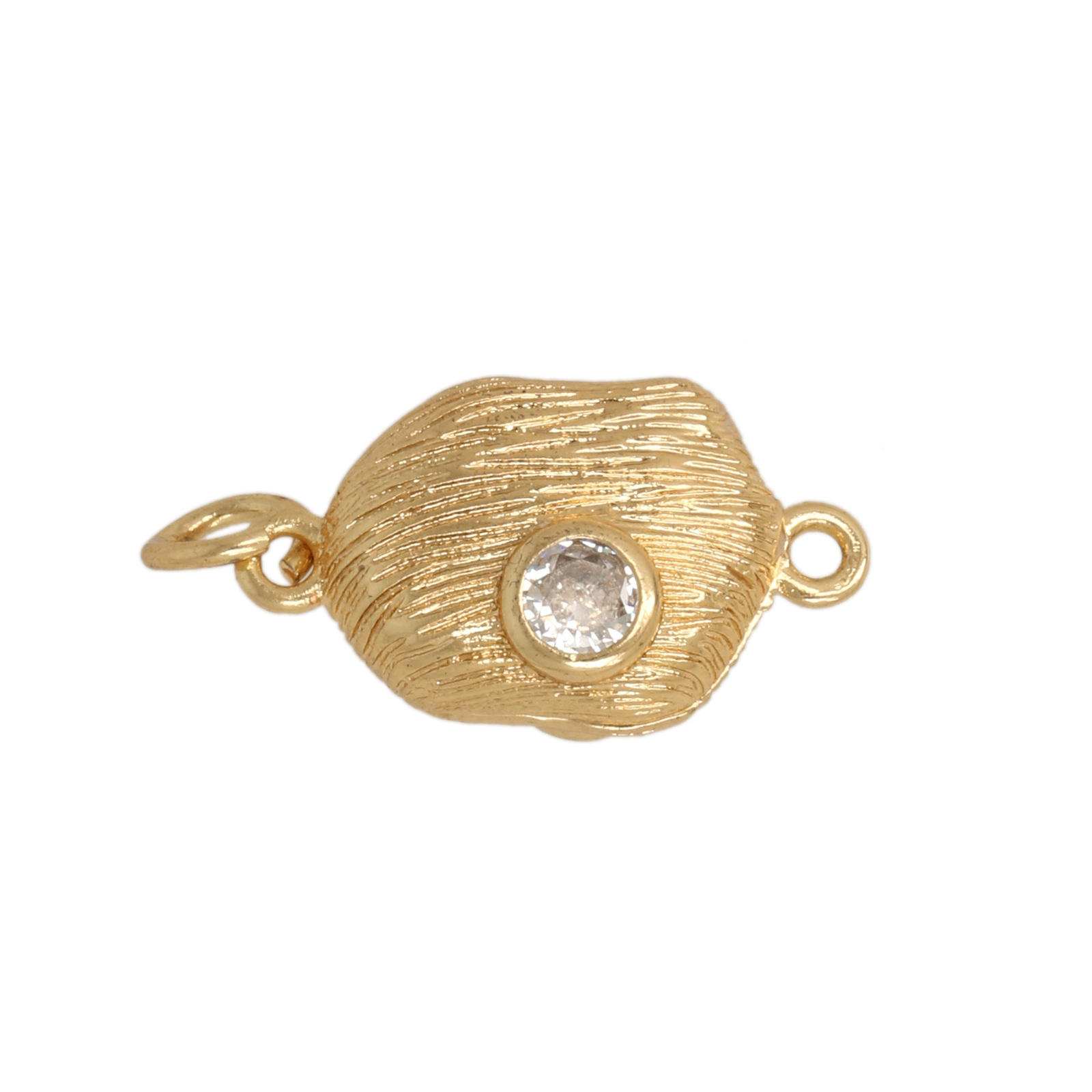 gold plated magnetic clasp 13x10mm | 1pc