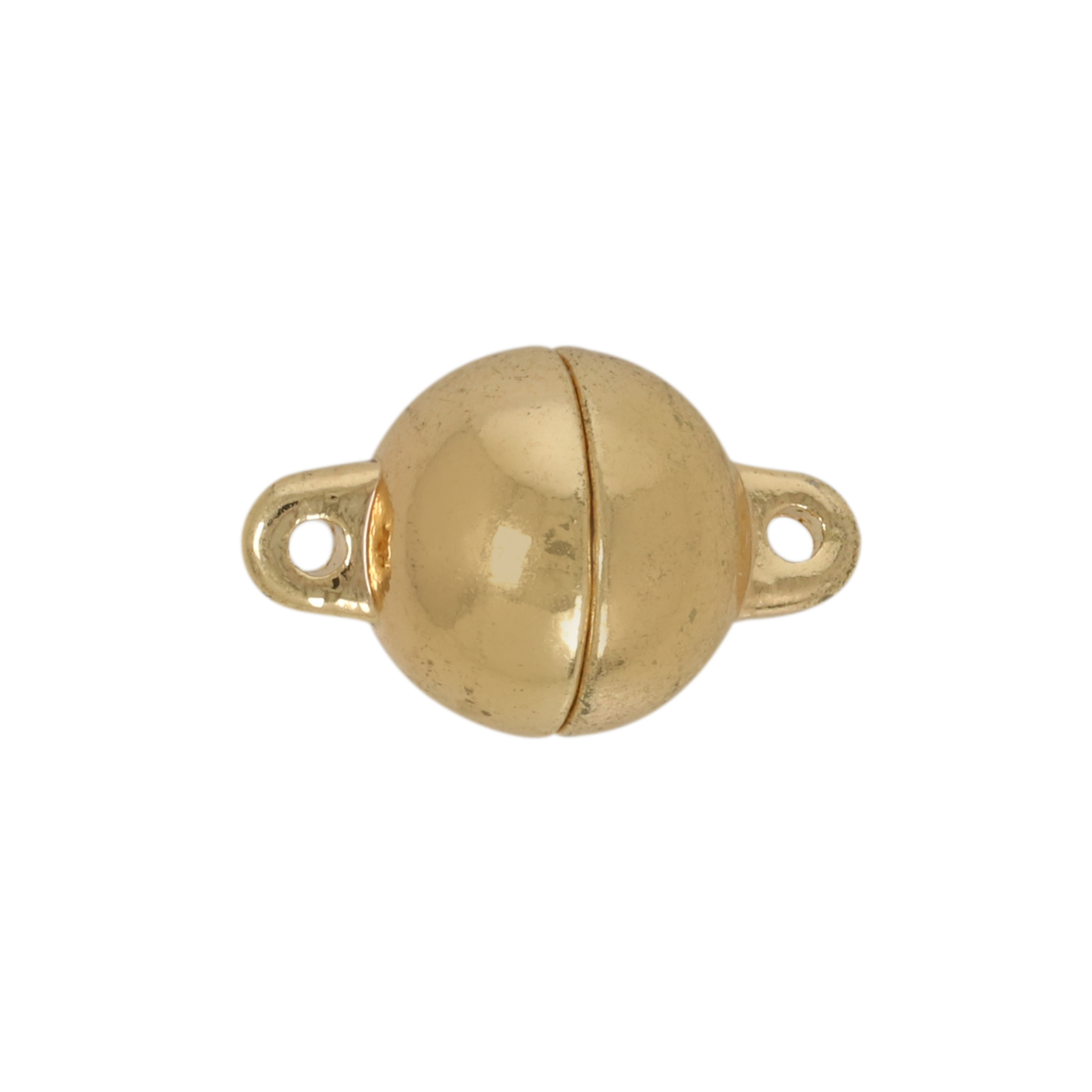 gold plated magnetic ball clasp 10mm | 1pc