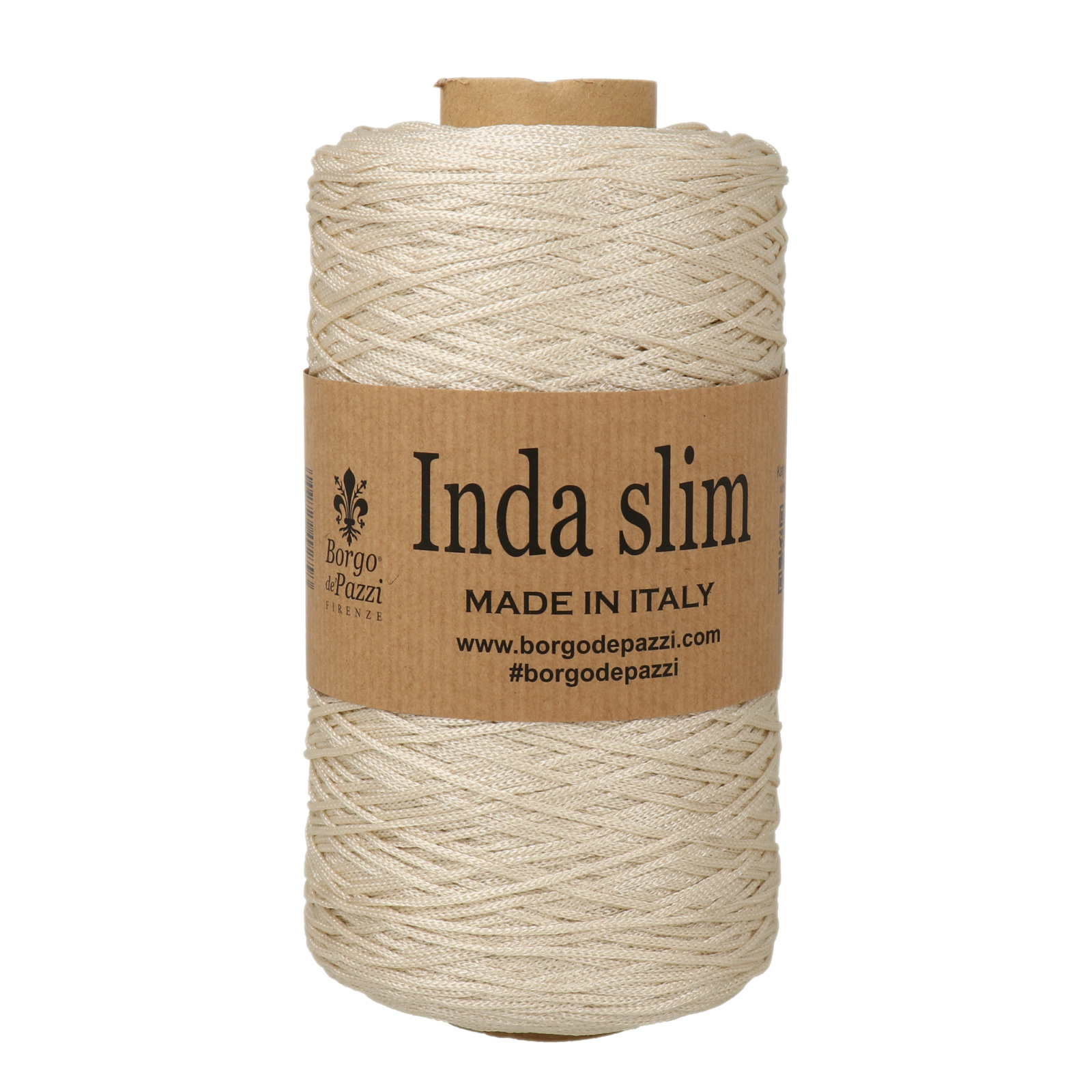 borgo de' pazzi inda slim - cream (2) - 300gr (650mt) | 1pc