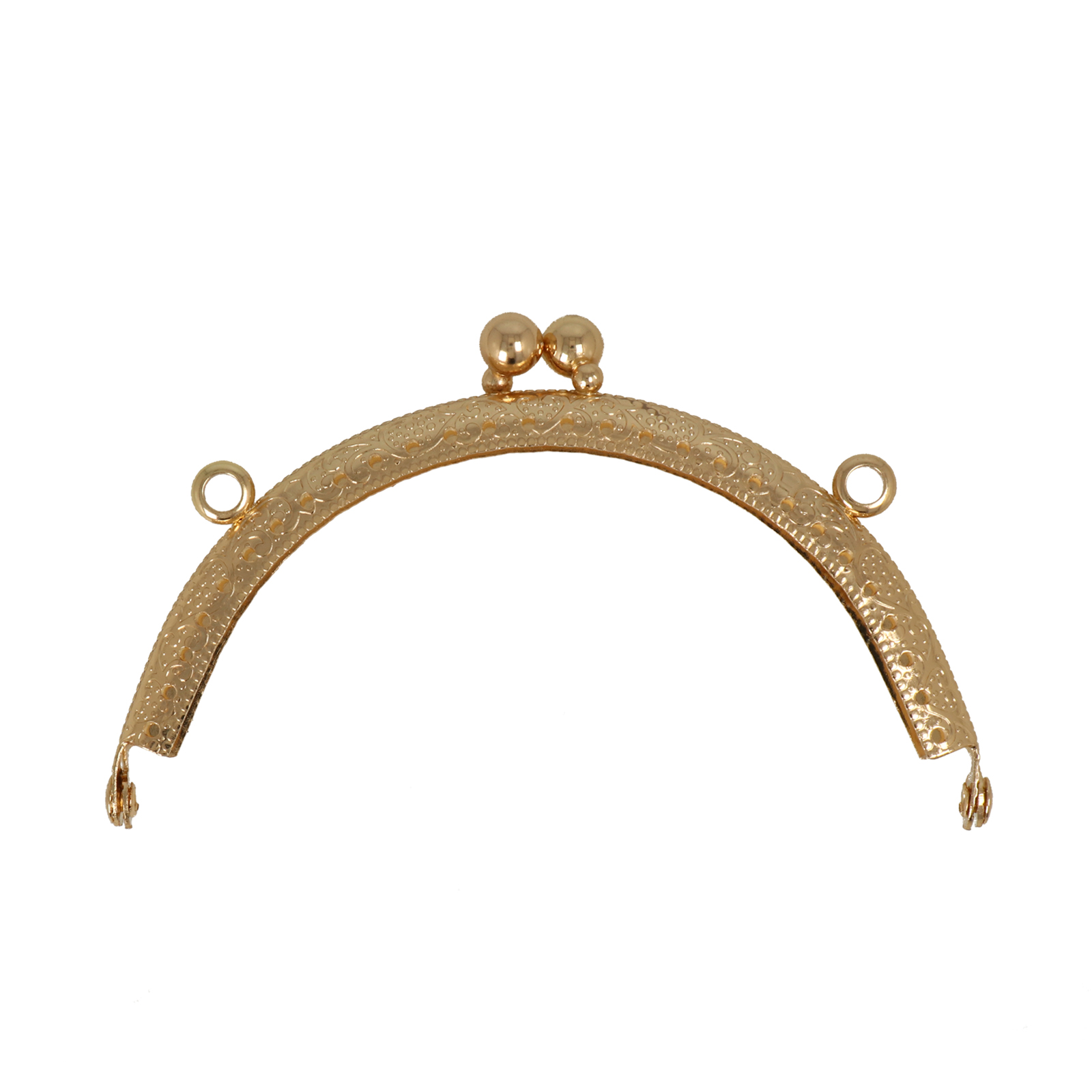 gold clic clac bag fastening 10,5x5cm | 1pc
