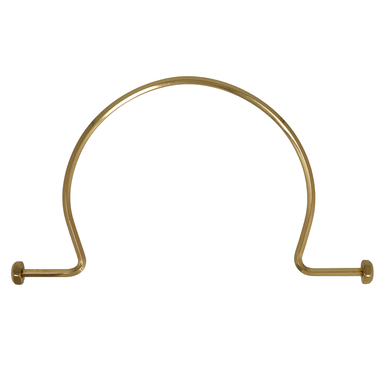 taschengriff arc gold metal 11x0,5cm | 2st