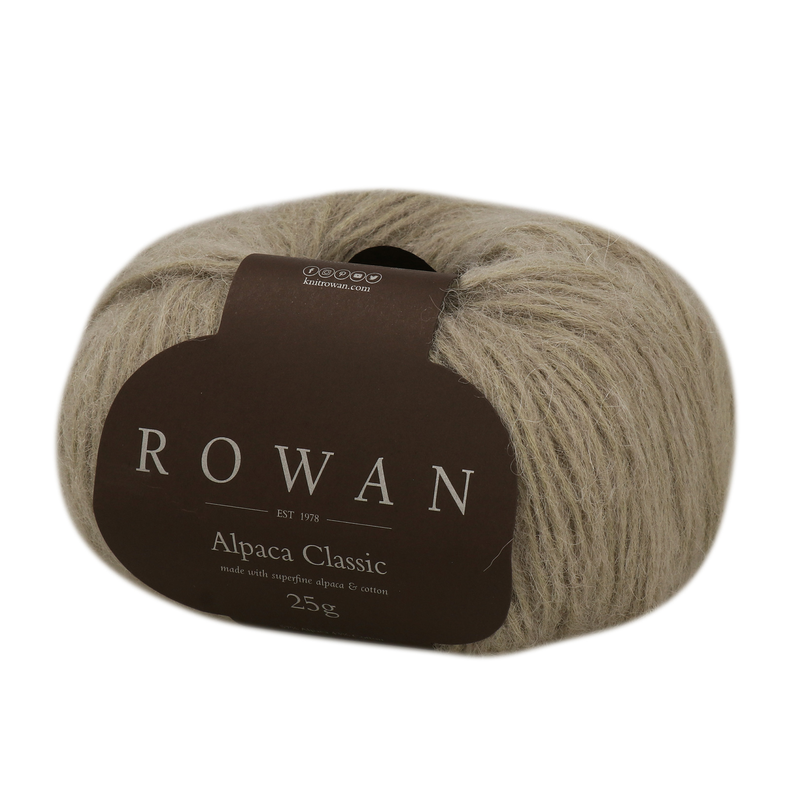 alpaca classic rowan - silver (00134) - 25gr (120mt) | 1pc
