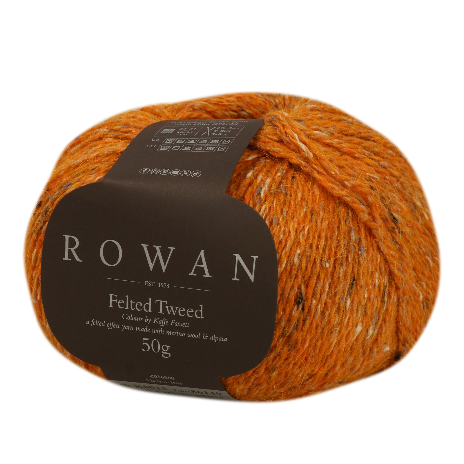 felted tweed rowan - marigold (k0013) - 50gr (175mt) | 1pc