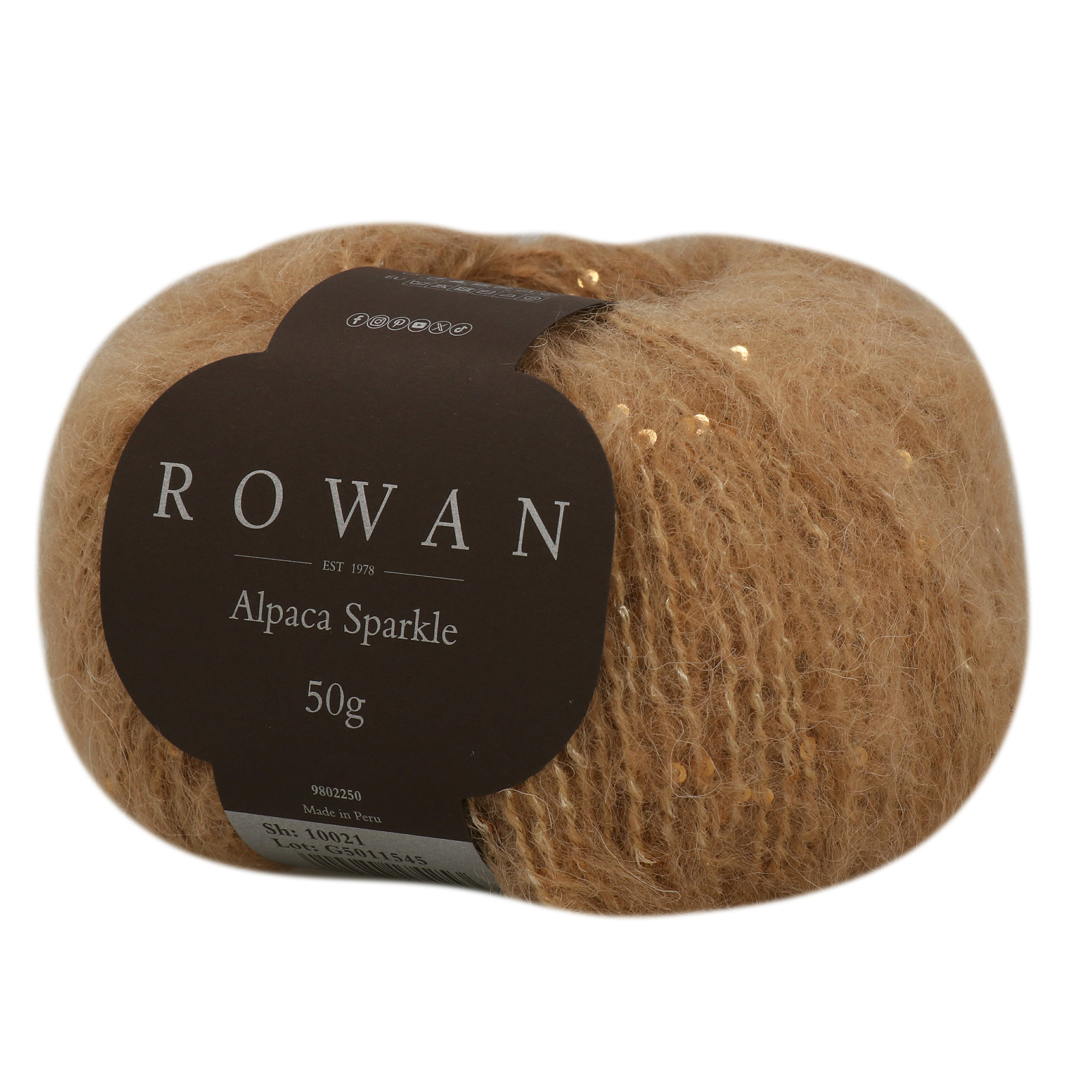 alpaca sparkle rowan - camel (10021) - 50gr (95mt) | 1pc