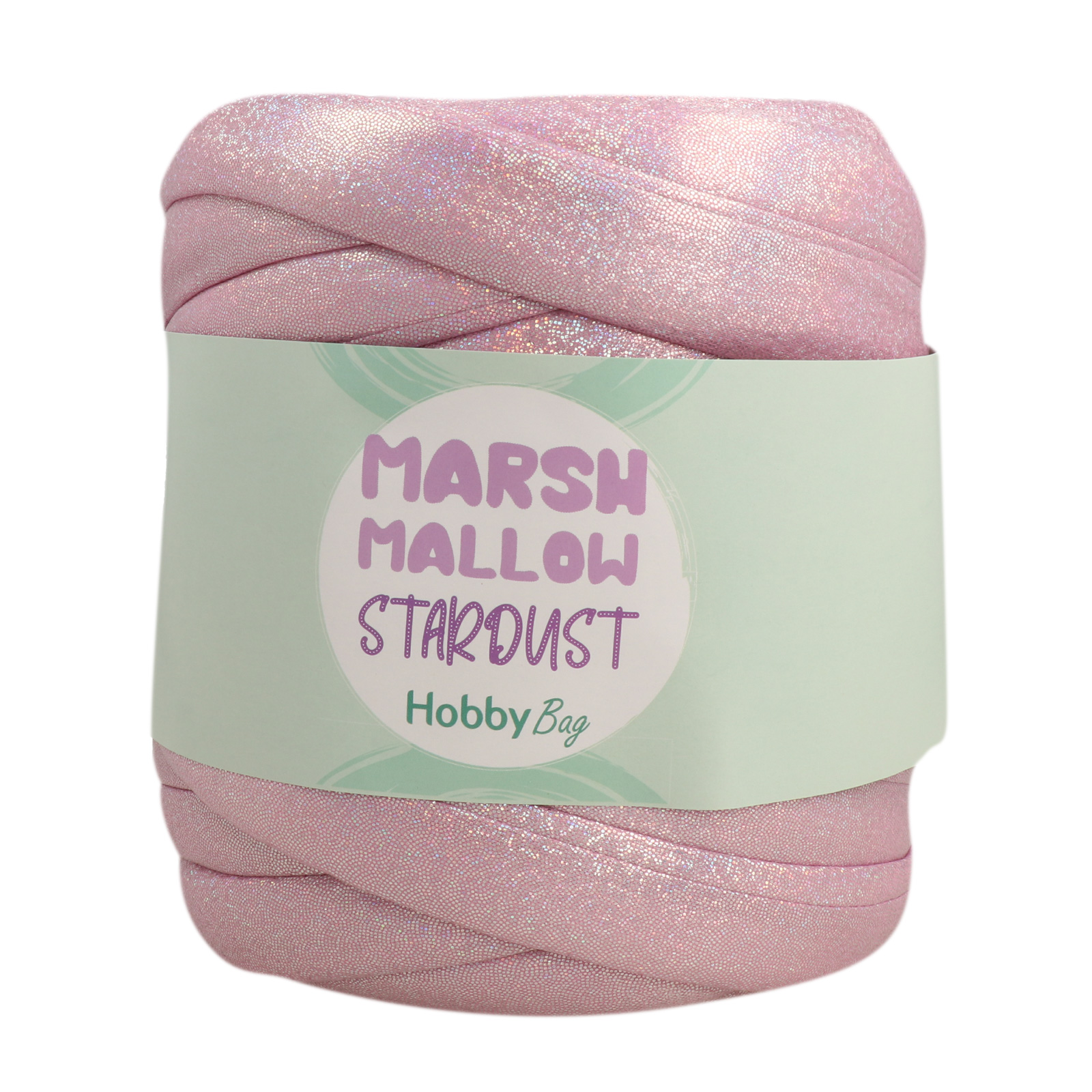 hobbybag marshmallow stardust - rosa - 500gr (31mt) | 1st