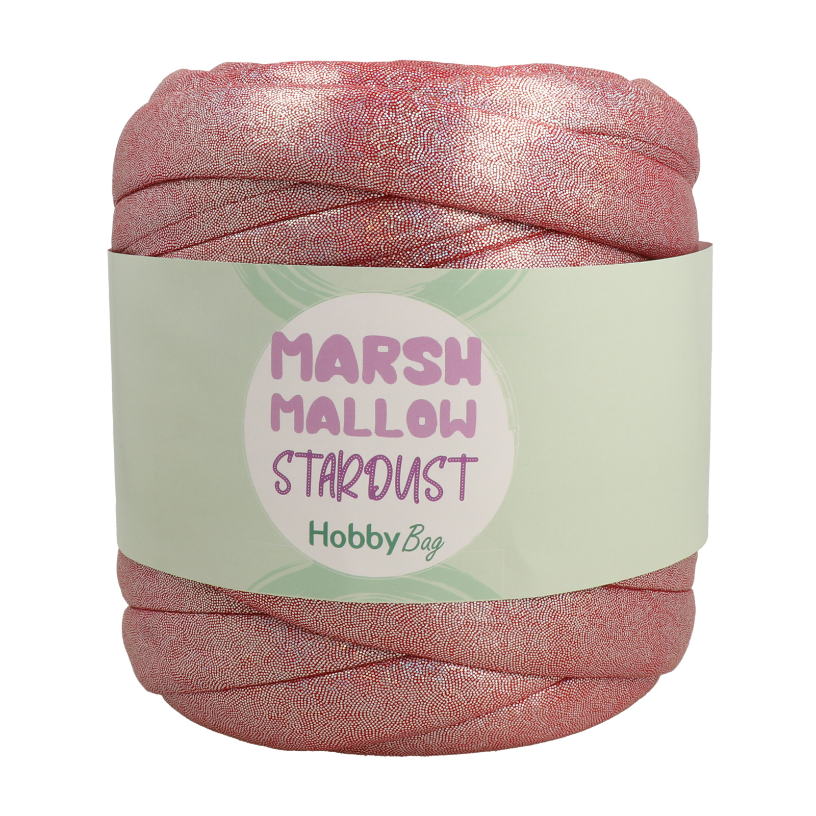 hobbybag marshmallow stardust - rot - 500gr (31mt) | 1st
