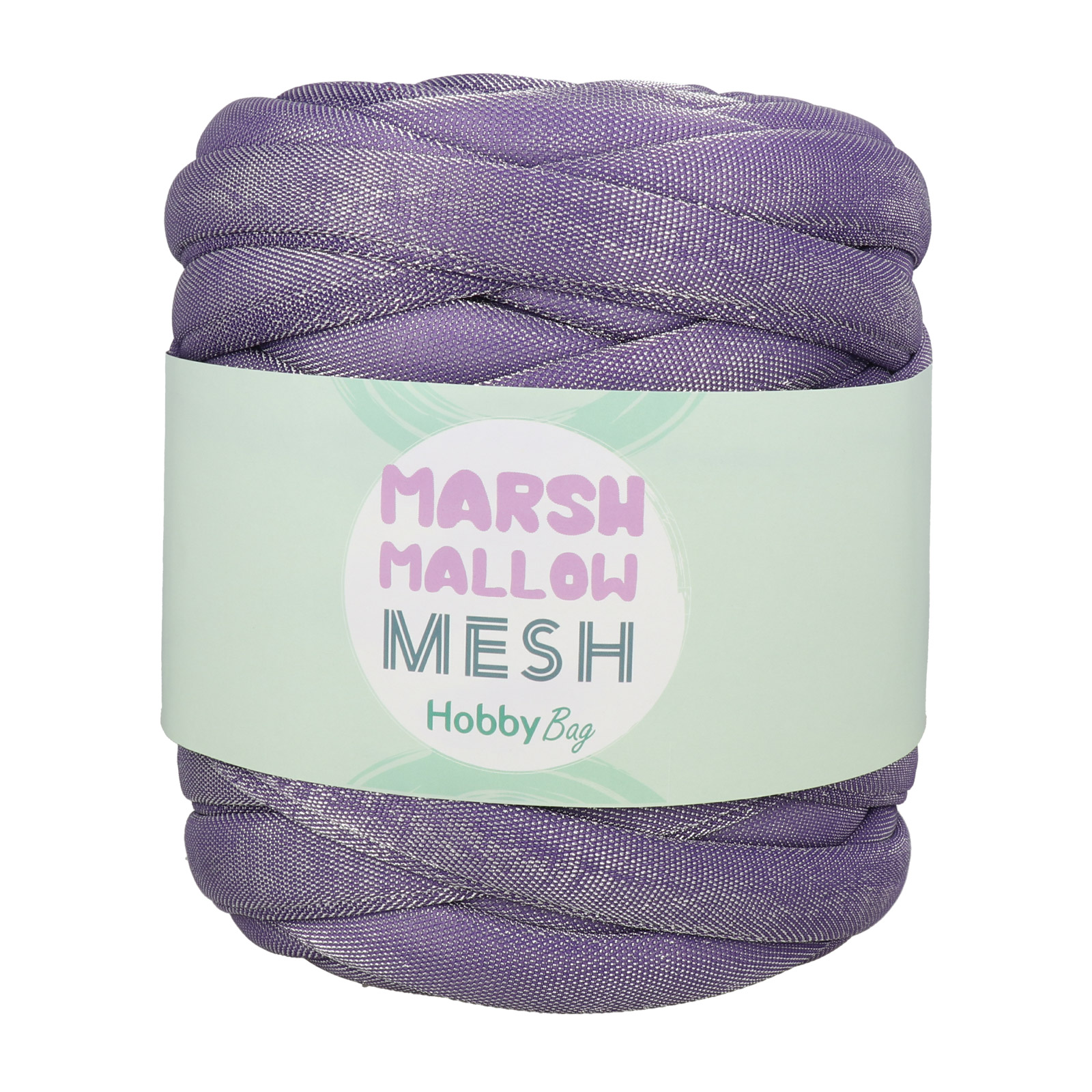 hobbybag marshmallow mesh - purpur - 500gr (31mt) | 1st
