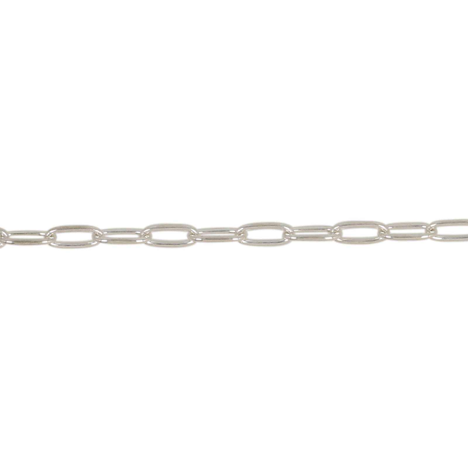 sterling silver cable chain 3,7x1,6mm | 50cm
