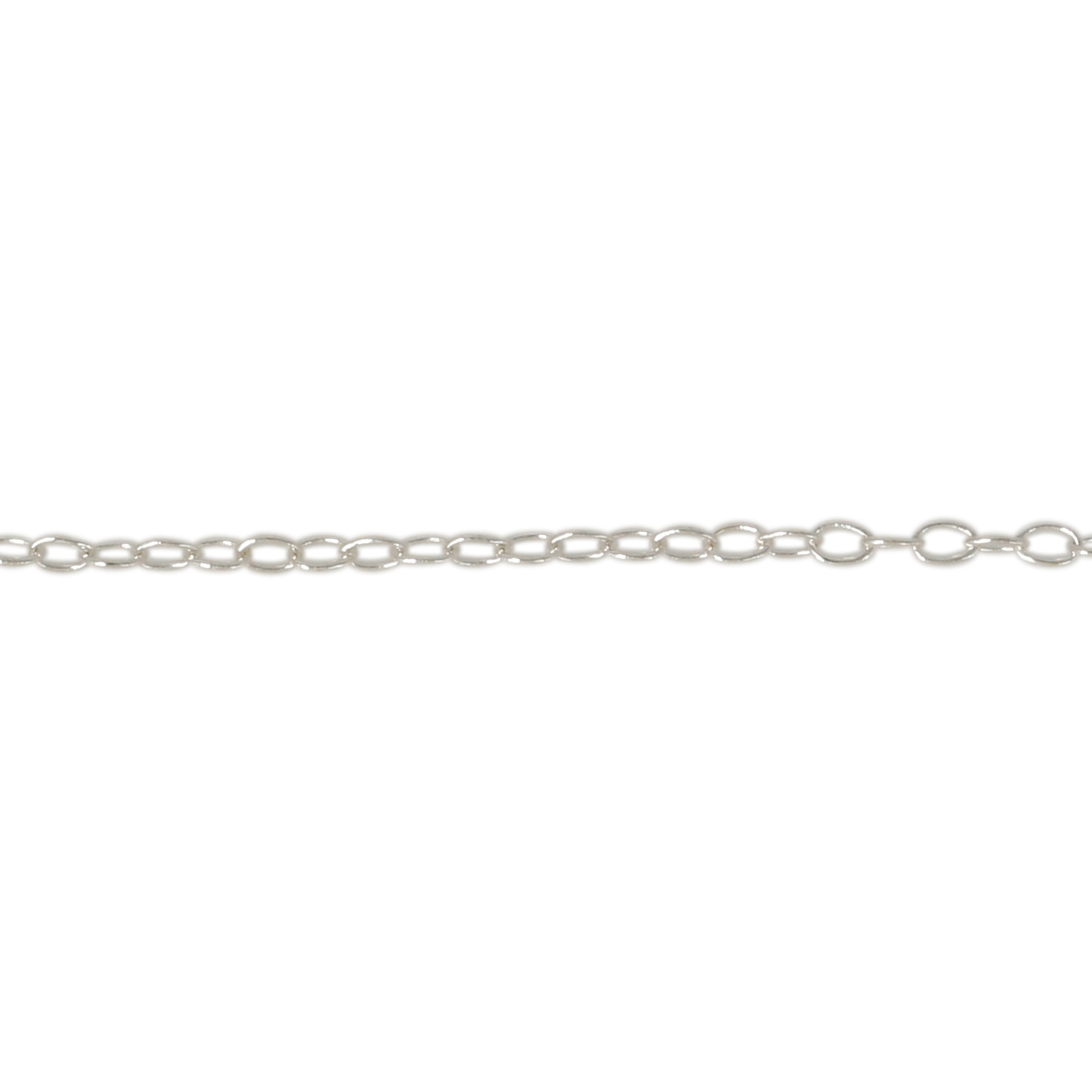 sterling silver cable chain 1,8x1,2mm | 1mt