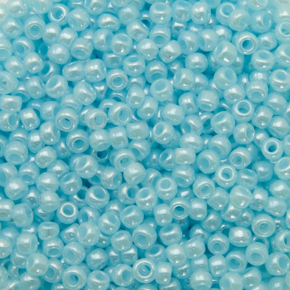 rocaille toho seed beads 8/0 ceylon aqua (143) | 10gr