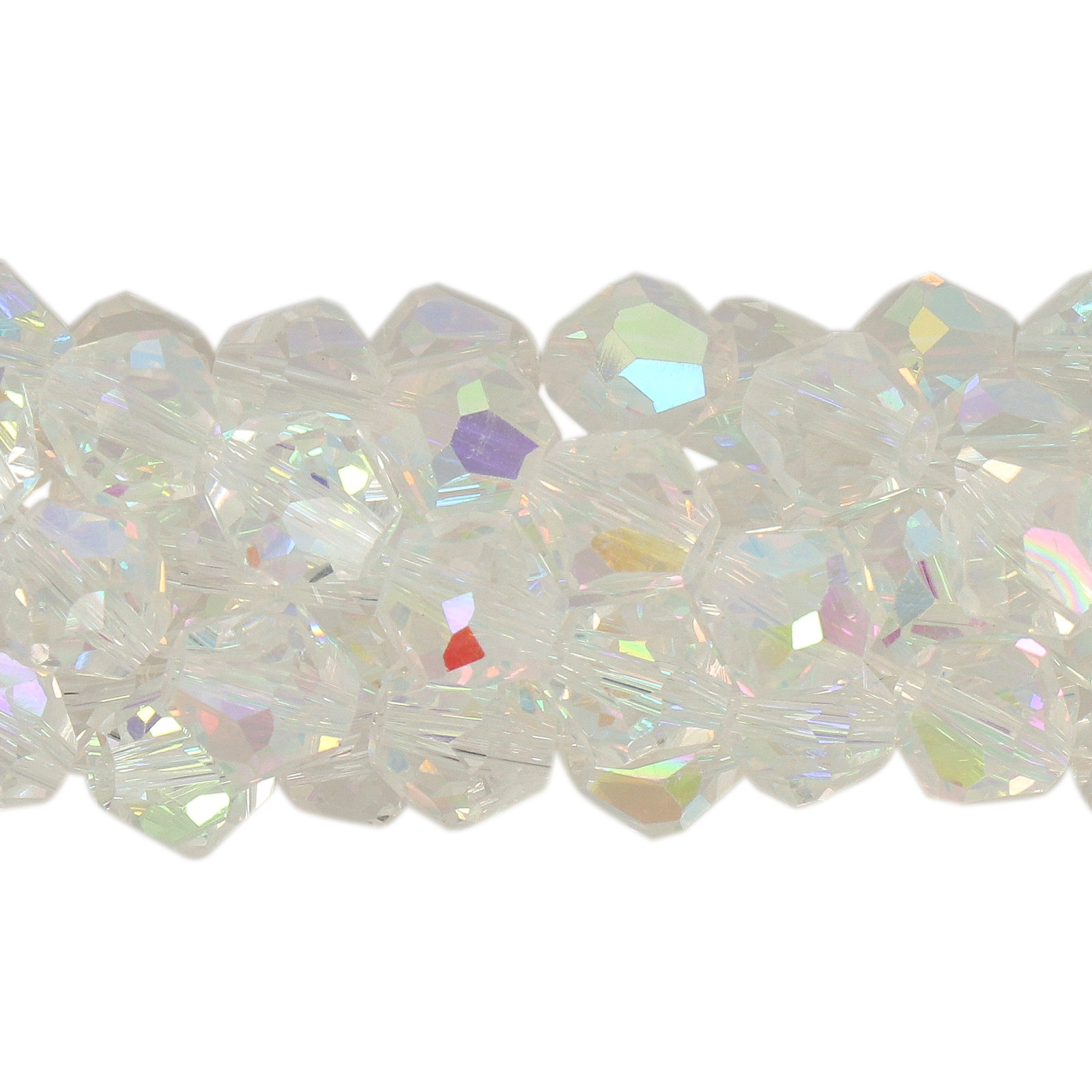 crystal ab chinese crystal special cut bicone 8mm | 20pc