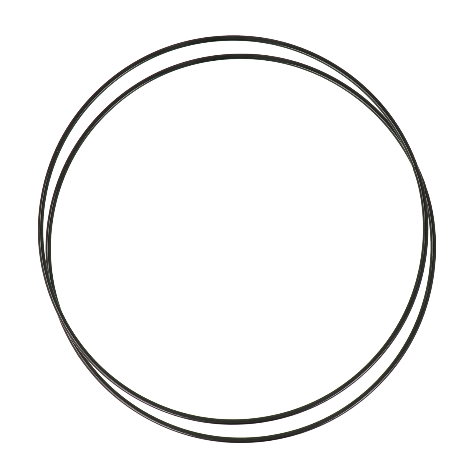 metal hoops for covering bags - black 20cm - thickness 2,8mm | 2pc