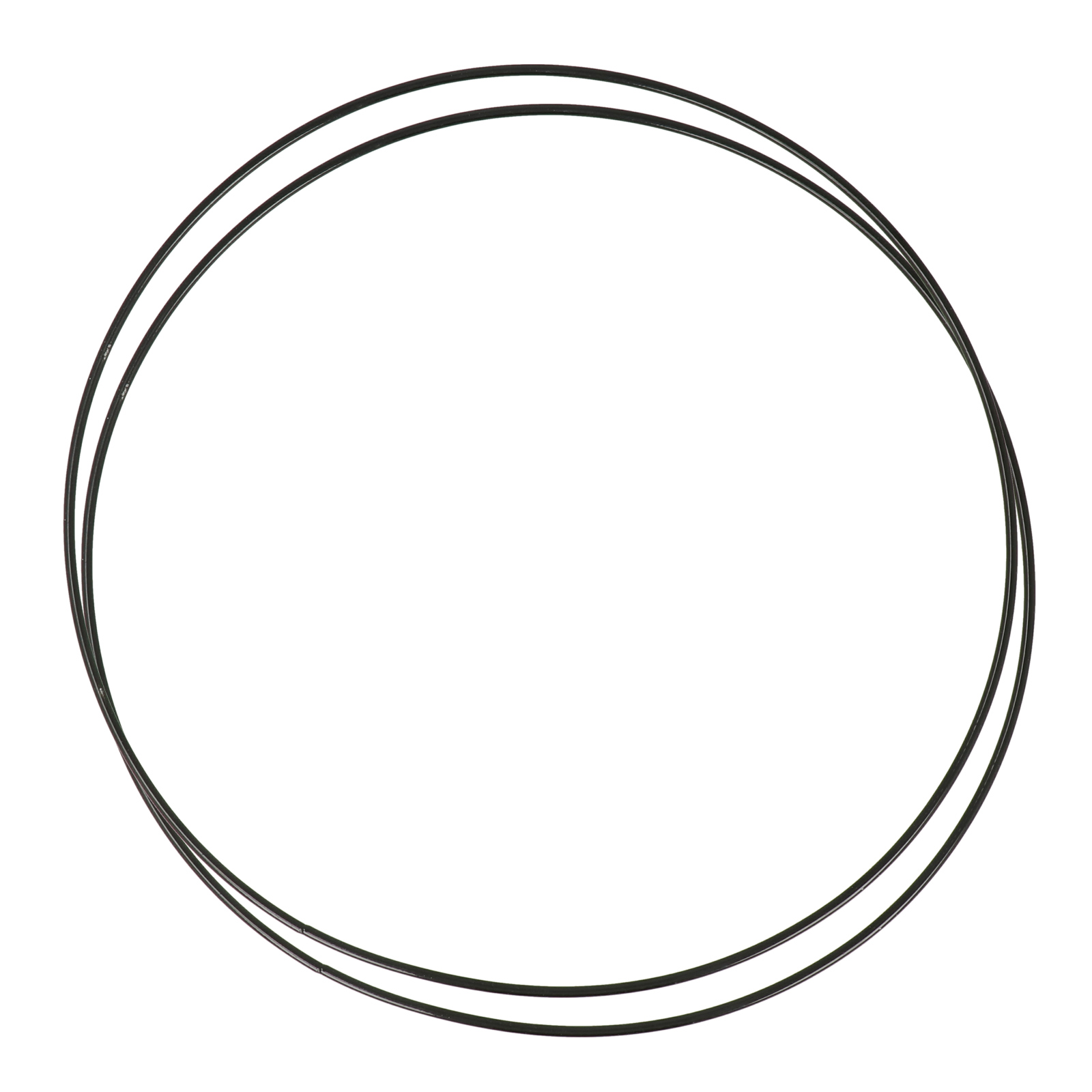 metal hoops for covering bags - black 25cm - thickness 3,0mm | 2pc