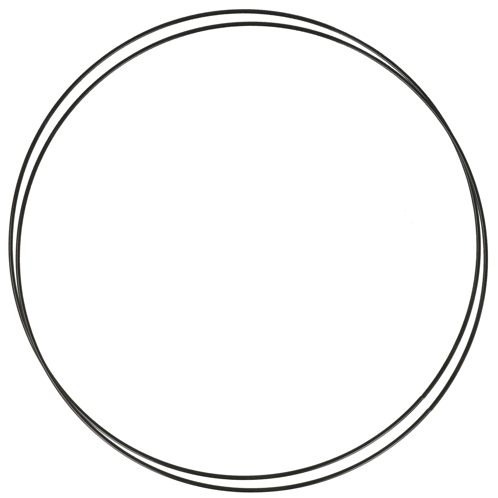 metal hoops for covering bags - black 30cm - thickness 3,0mm | 2pc