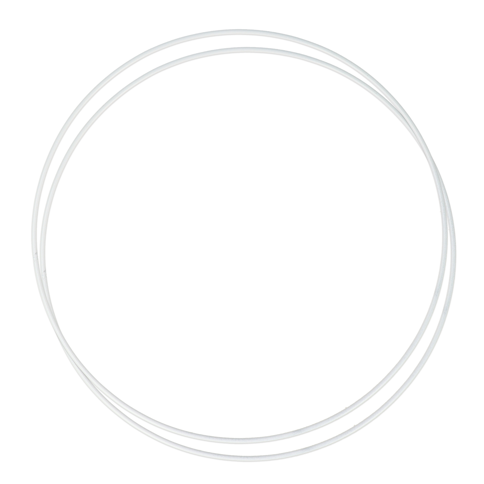 metal hoops for covering bags - white 25cm - thickness 3,0mm | 2pc