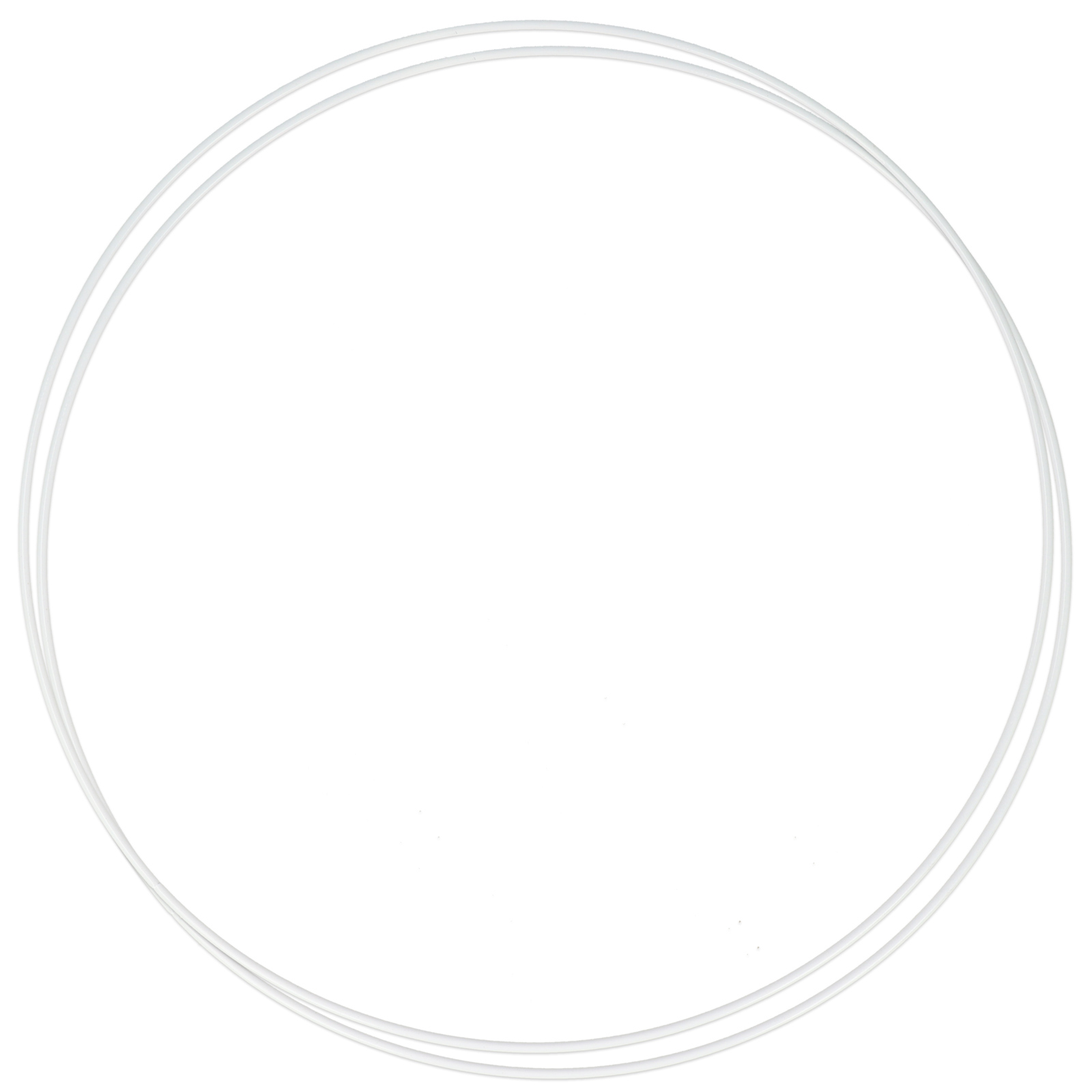 metal hoops for covering bags - white 30cm - thickness 3,0mm | 2pc