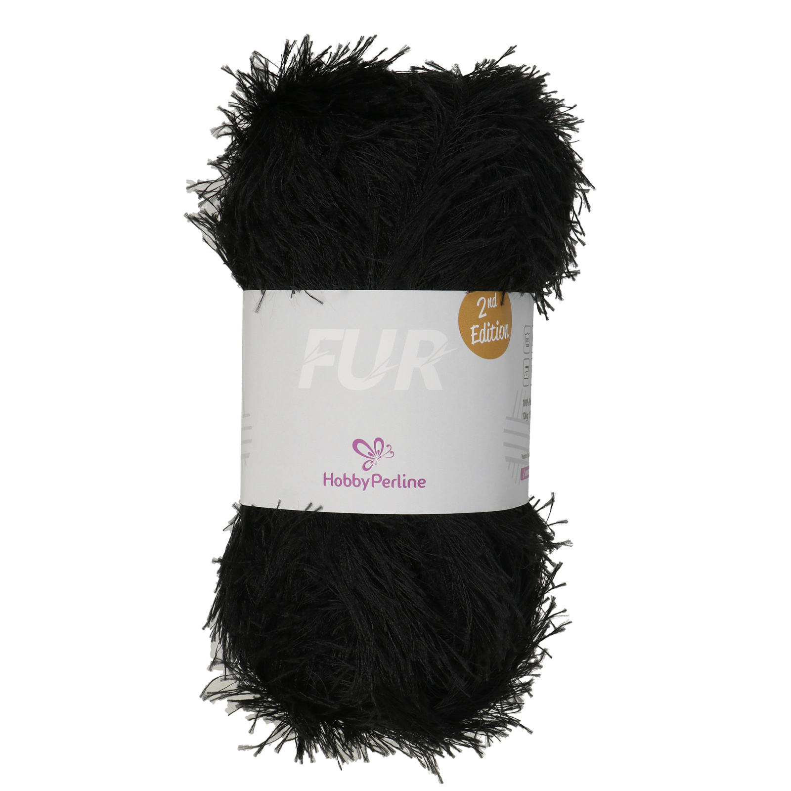 hobbyperline fur 2nd edition - black - 100gr (150mt) | 1pc