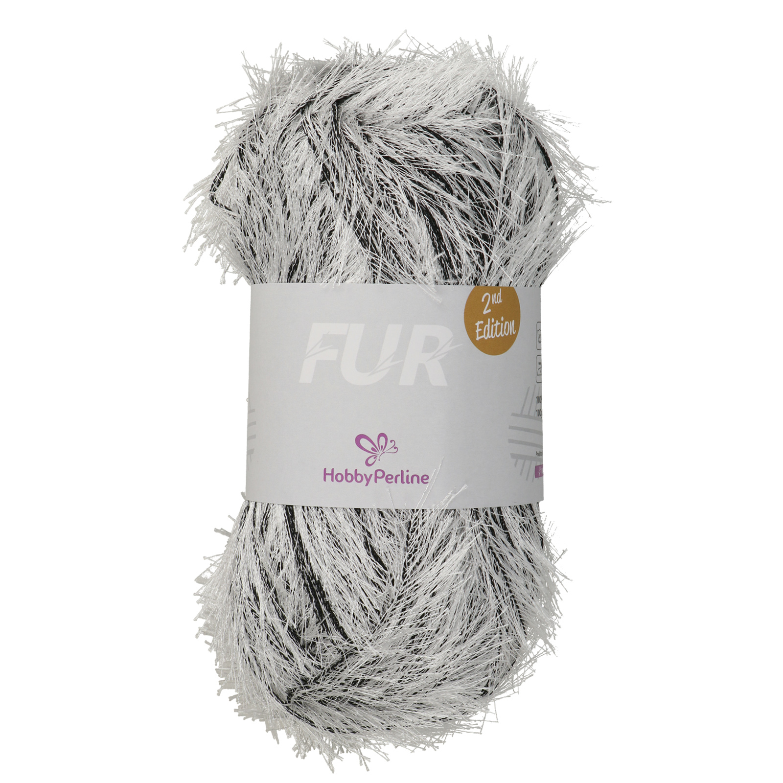 hobbyperline fur 2nd edition - b&w - 100gr (150mt) | 1pc