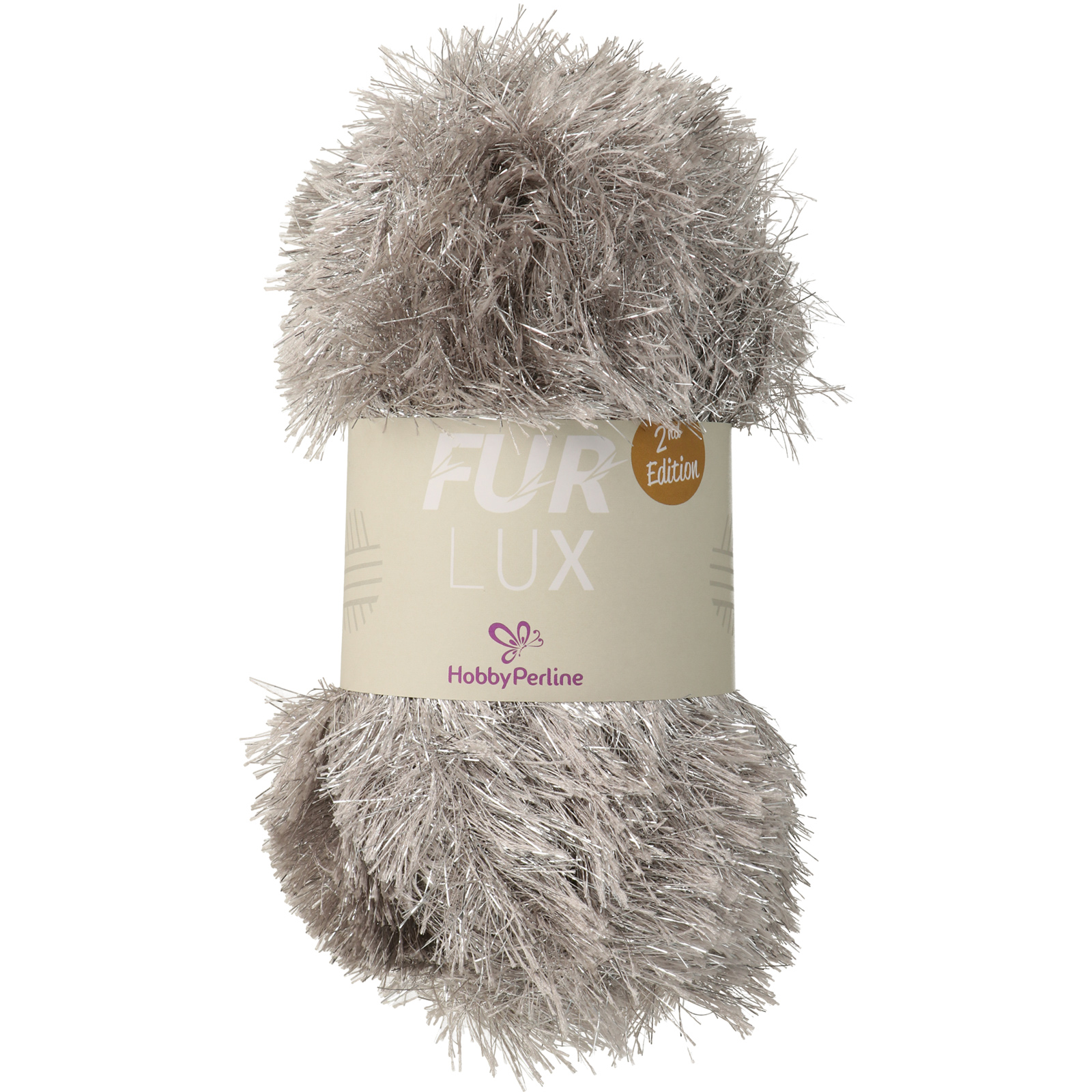 hobbyperline fur lux 2nd edition - silver lurex - 100gr (160mt) | 1pc