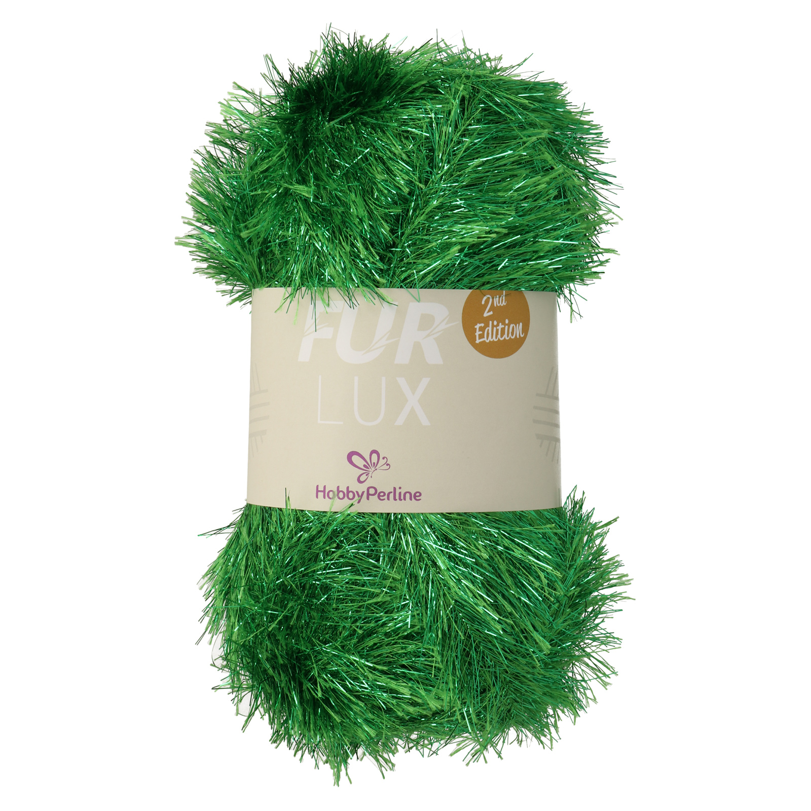hobbyperline fur lux 2nd edition - emerald lurex - 100gr (160mt) | 1pc