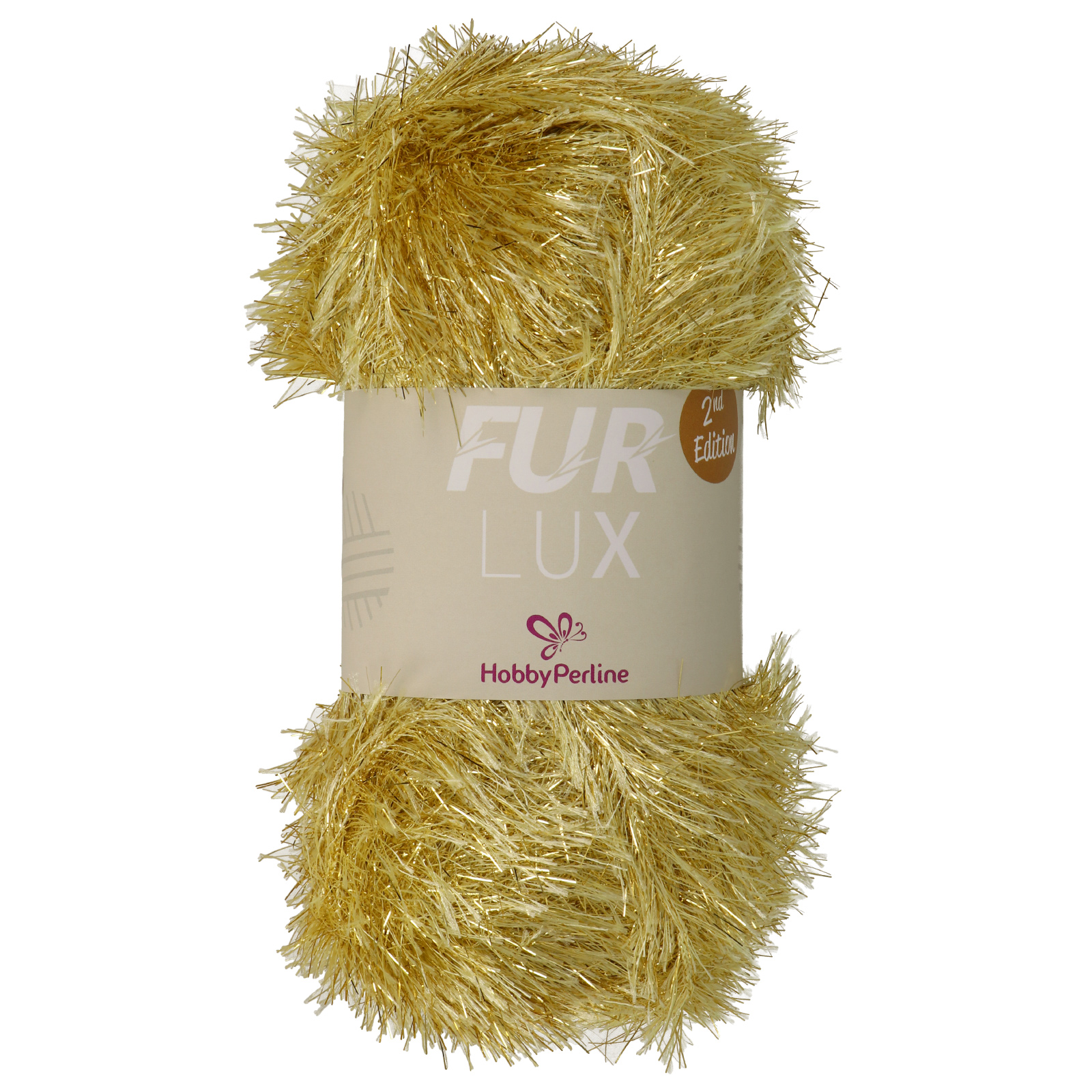 hobbyperline fur lux 2nd edition - gold lurex - 100gr (160mt) | 1pc