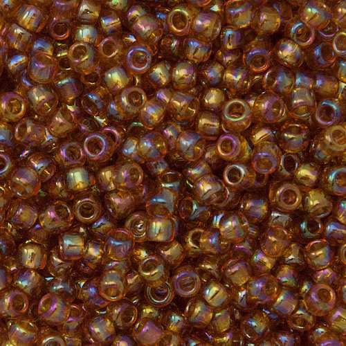 saatperlen toho 8/0 transparent rainbow topaz (162c) | 10gr